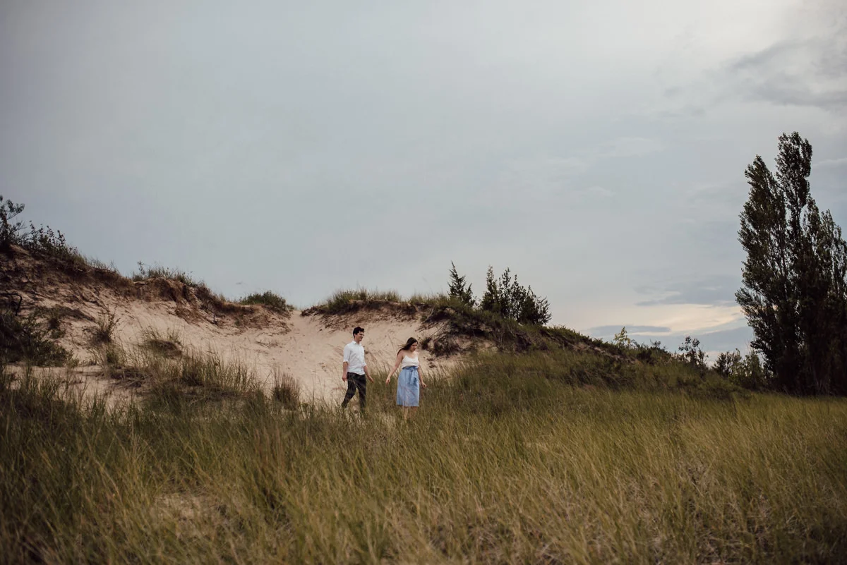 Toronto engagement session on sandy beaches