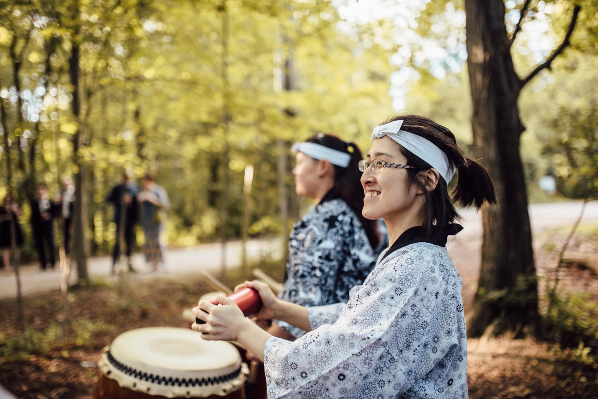 Isshin Taiko drummers