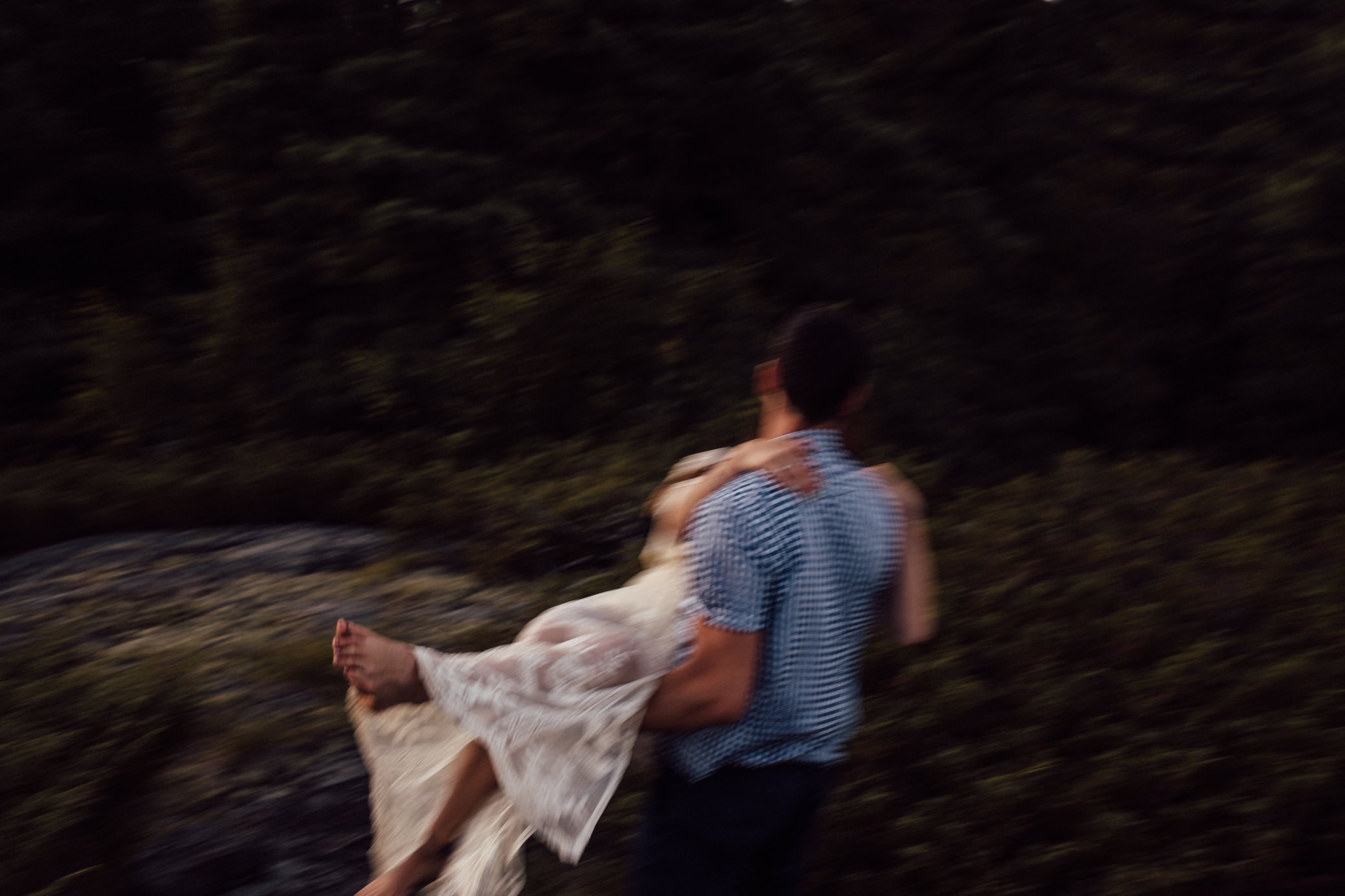 dark and moody toronto engagement session