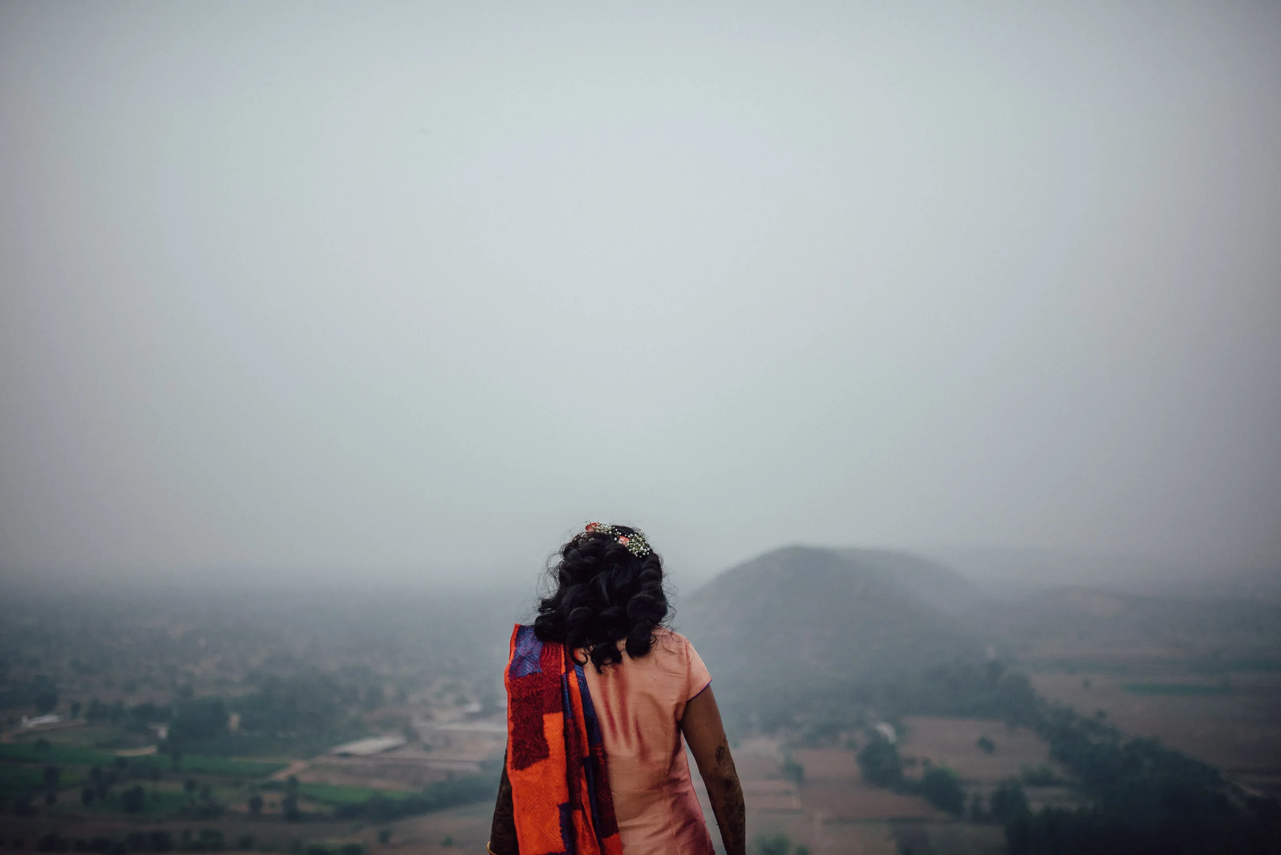Canadian bride in India