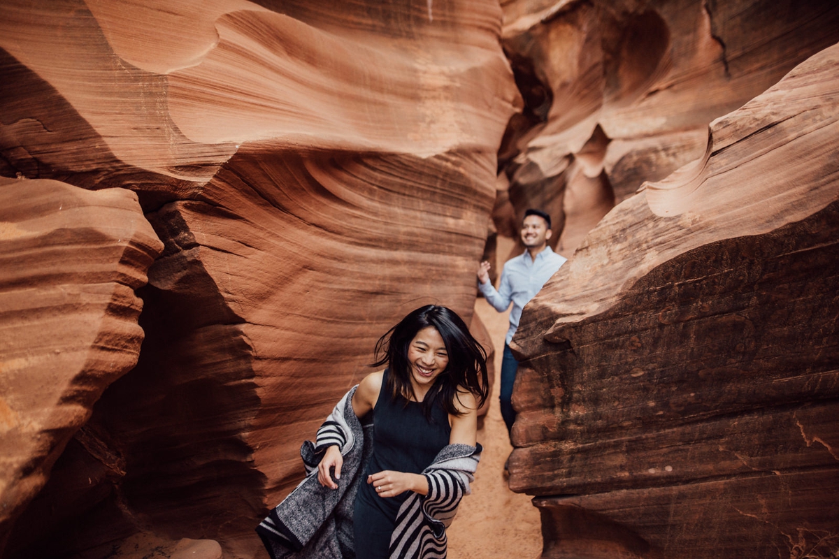 slot canyon engagement