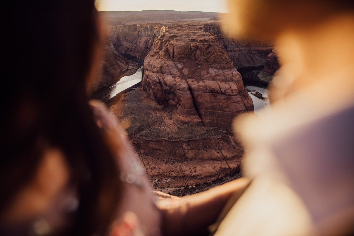 Adventurous destination engagement photos