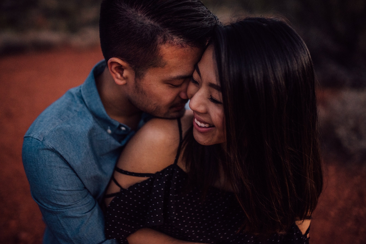Artistic wedding photography at Sedona