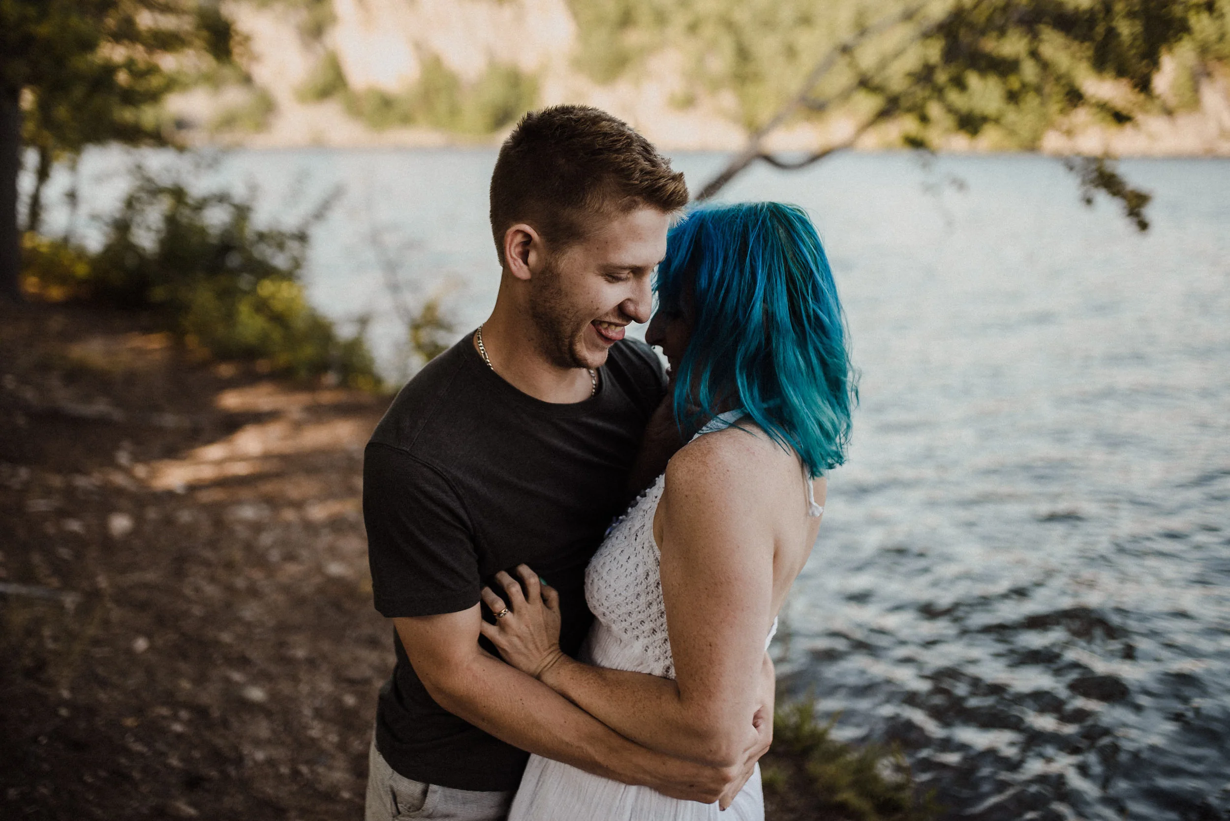 magical engagement at provincial park