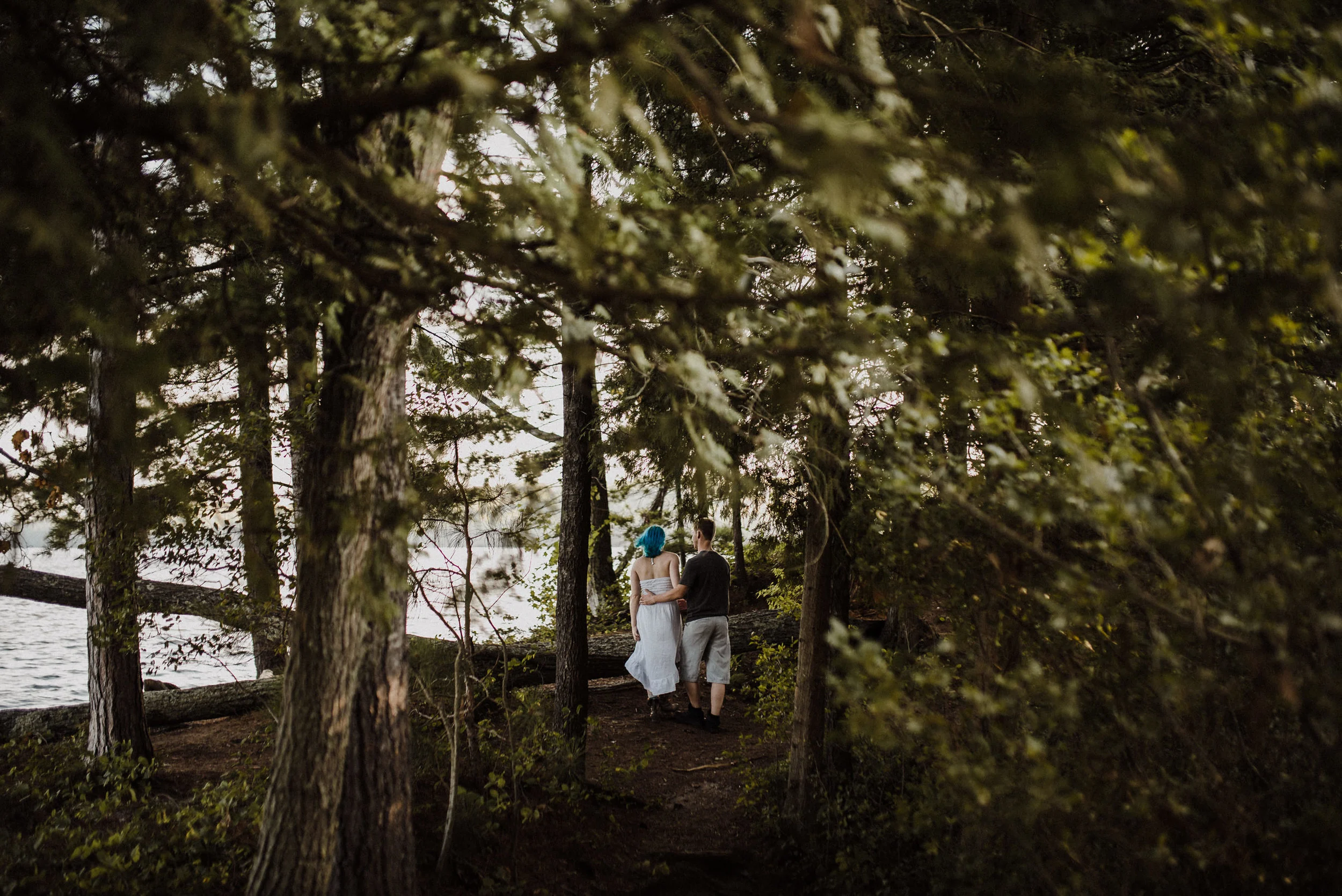 Bon echo engagement session