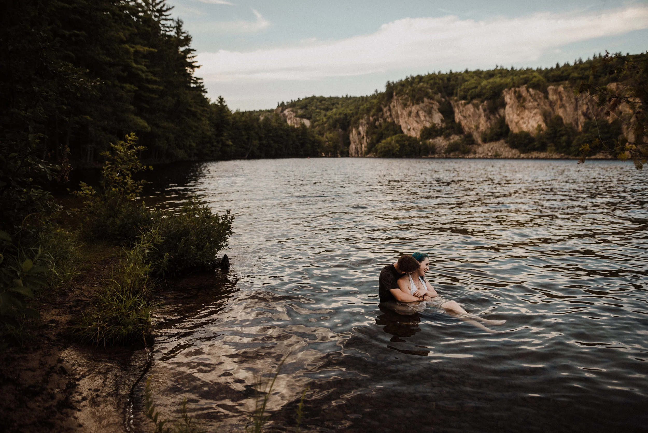 Beautiful couple at bon echo