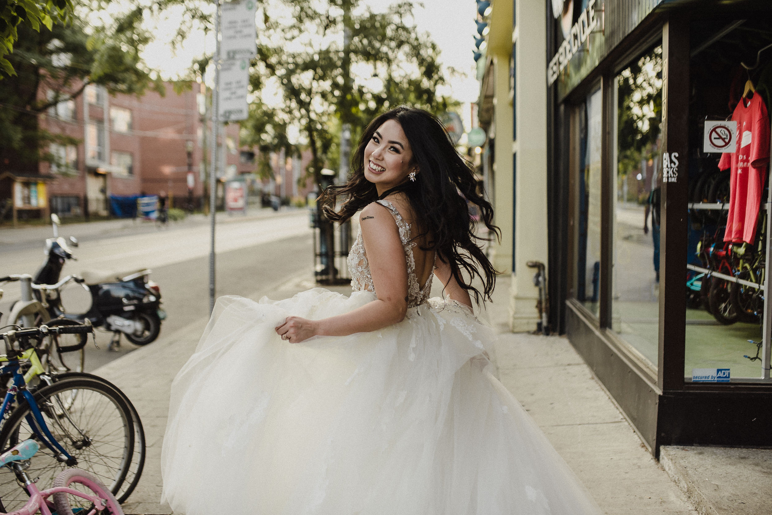 gorgeous bride high park