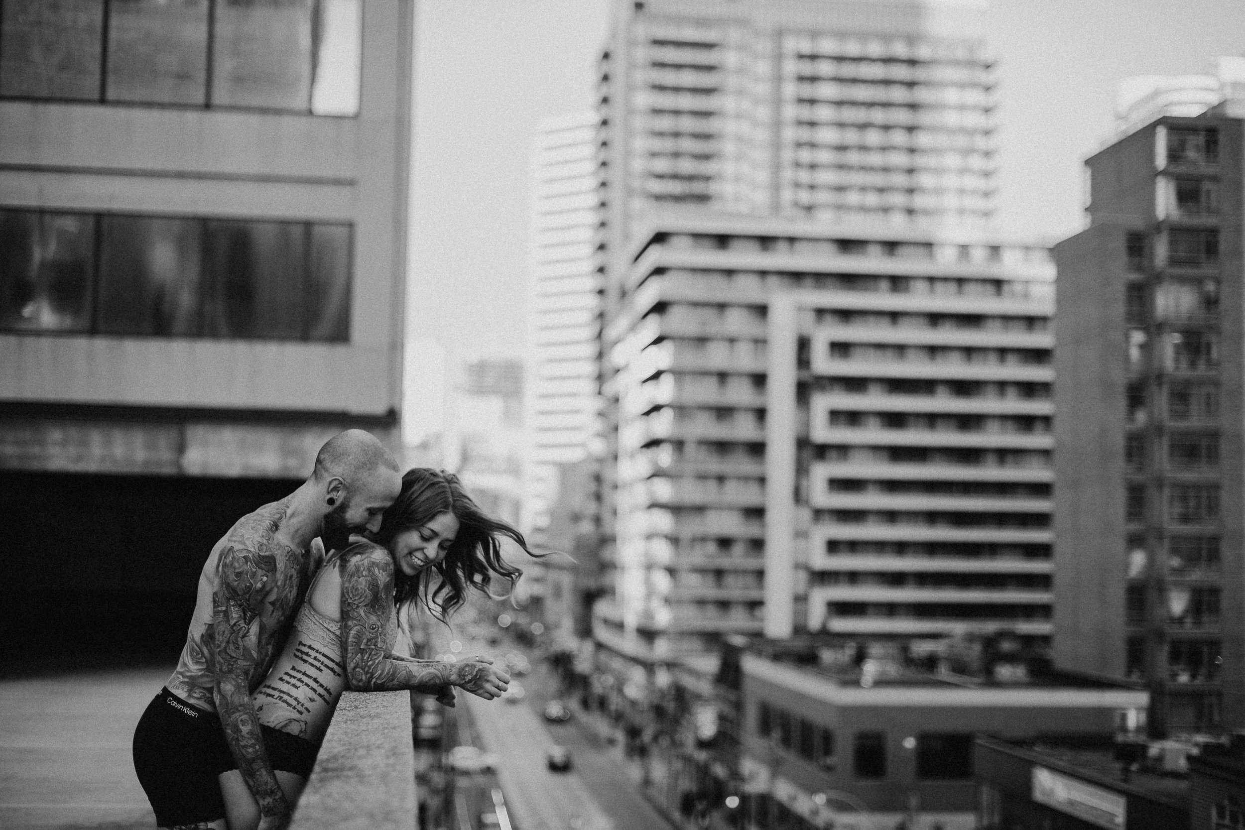 Downtown Toronto engagement session