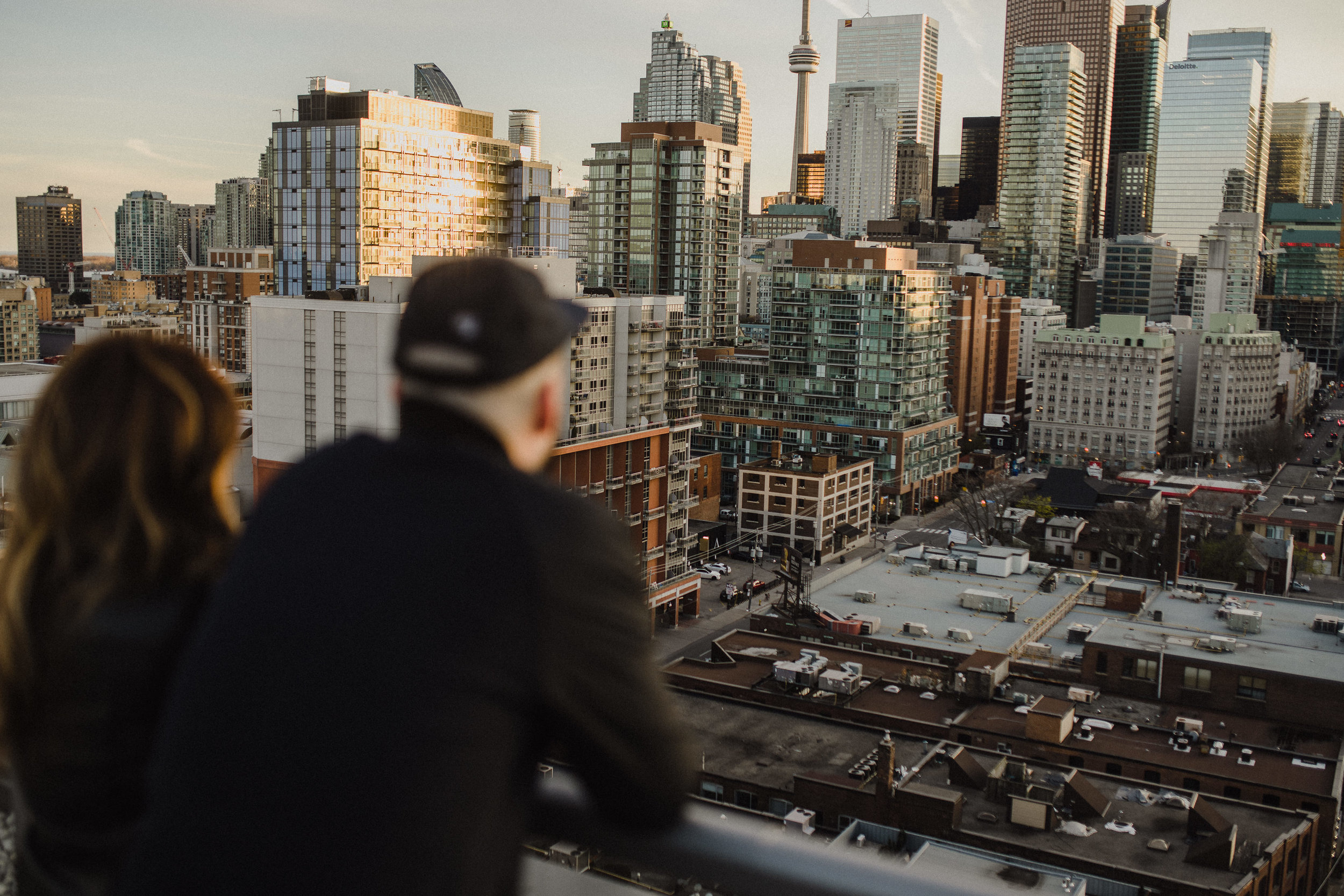 downtown toronto engagement photography