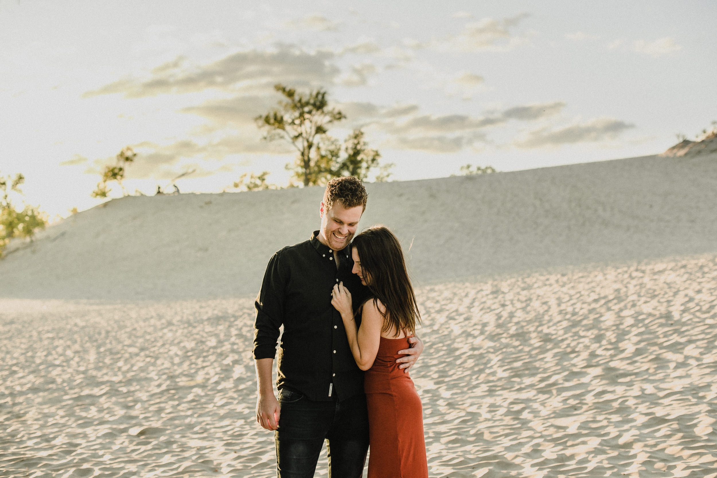 sandbanks provincial park PEC engagement photoshoot