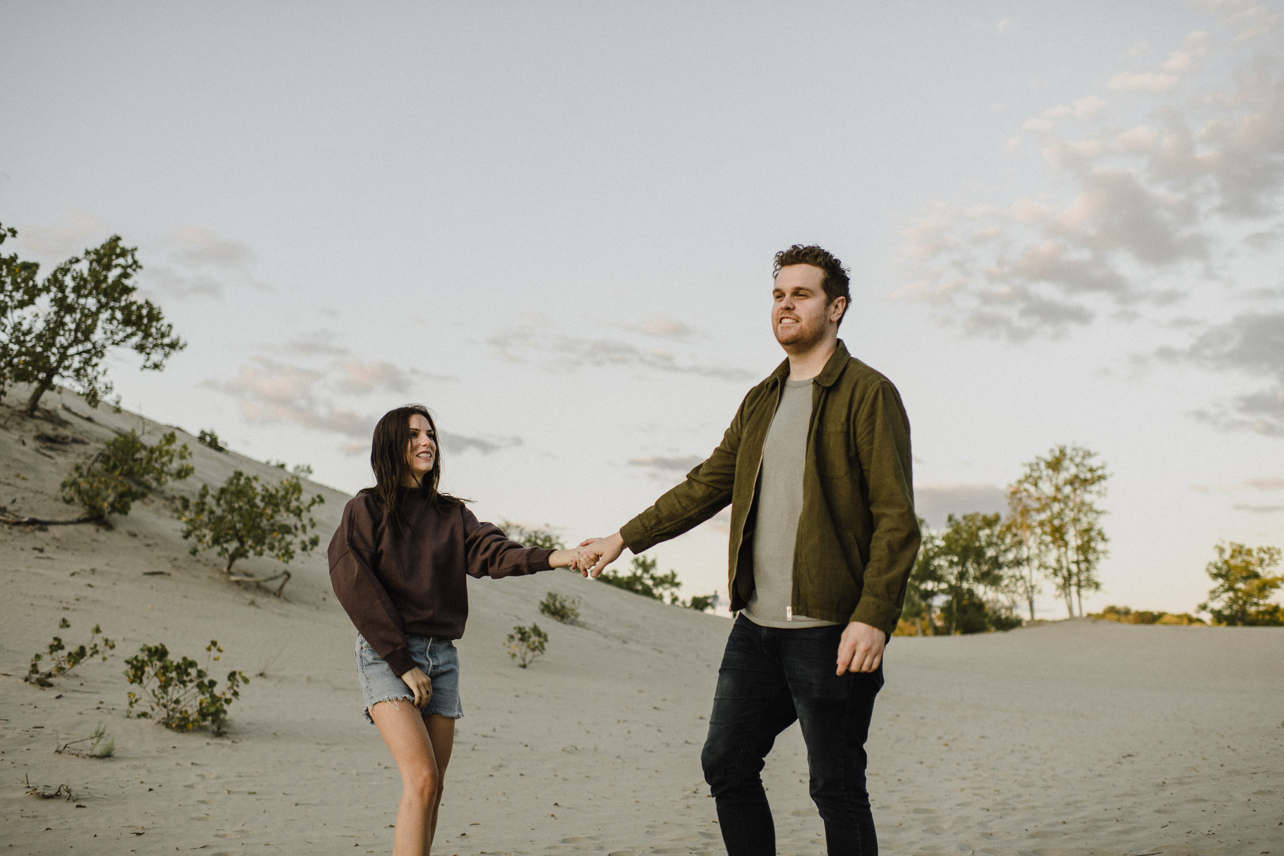 romantic sunset session at Sandbanks Provincial Park