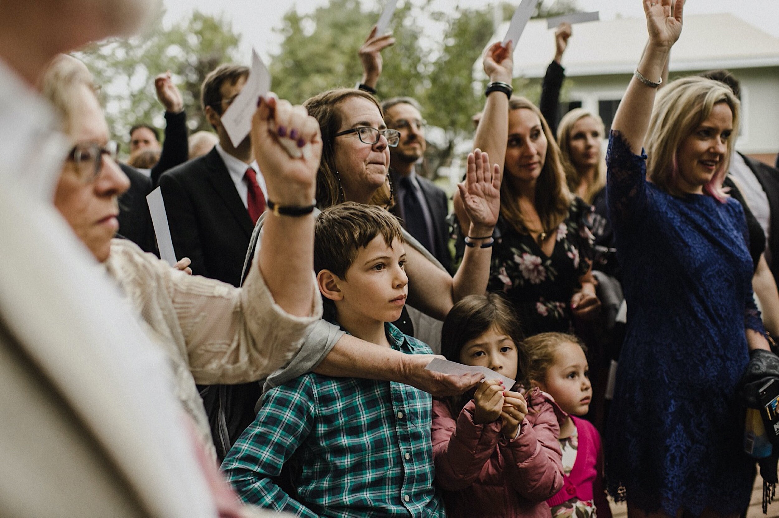 guest participation in wedding ceremony