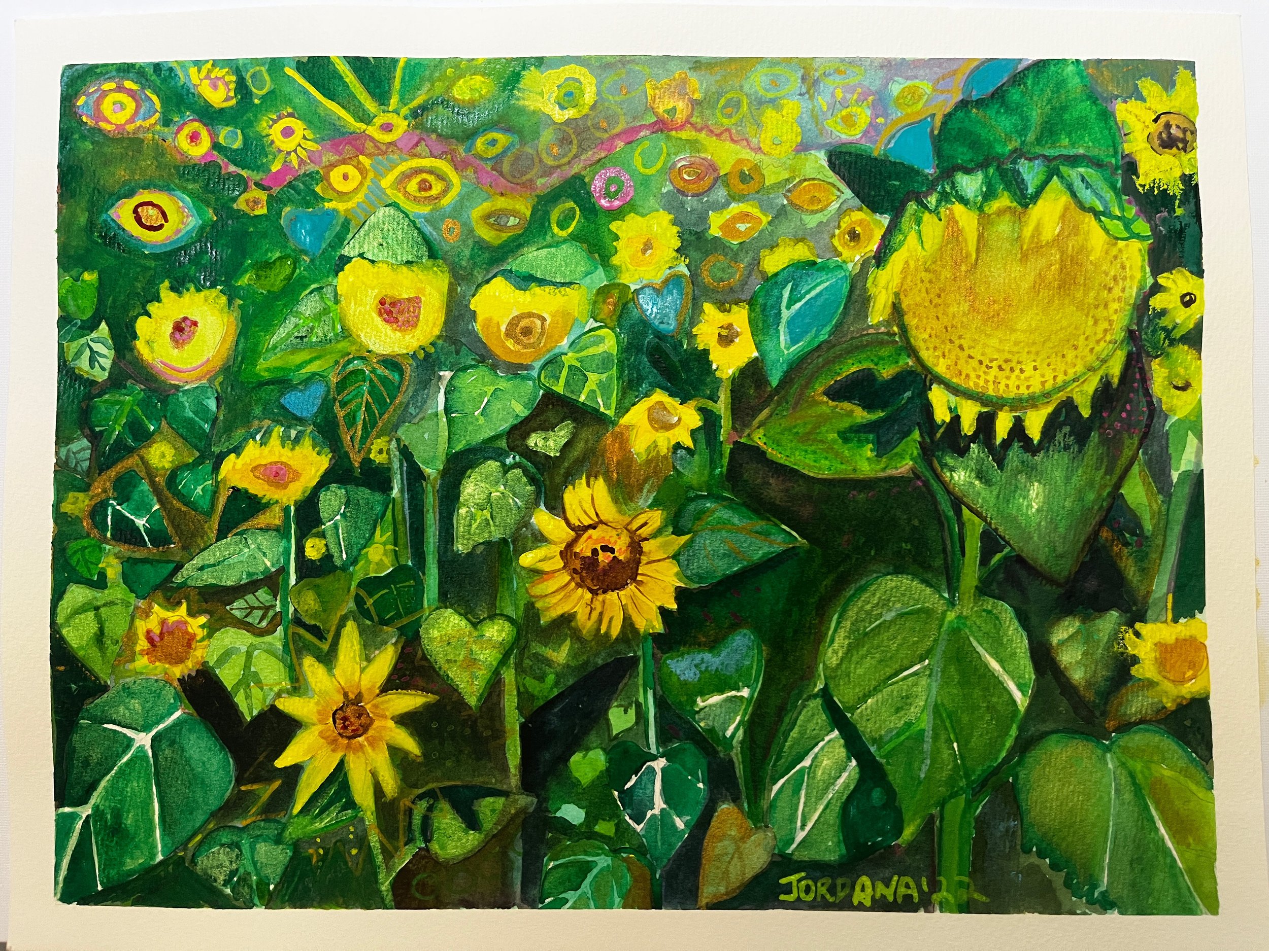 Sunflowers and the Hot Dry Summer #2