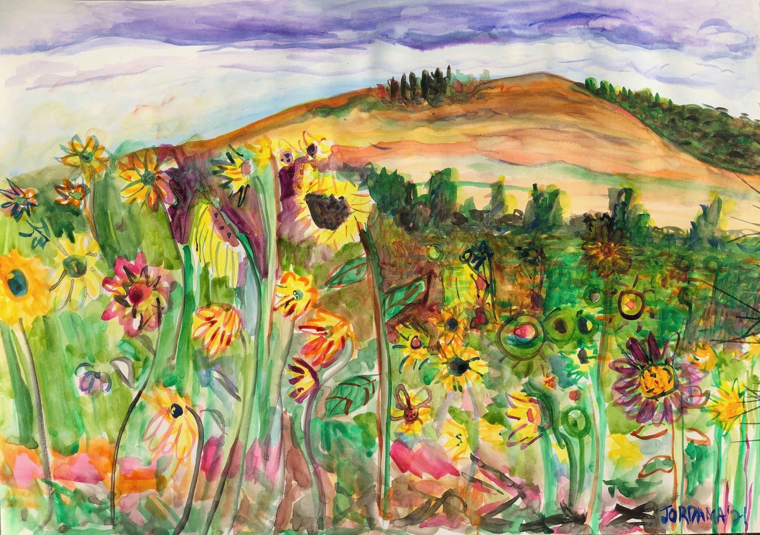 Sunflowers and Friends