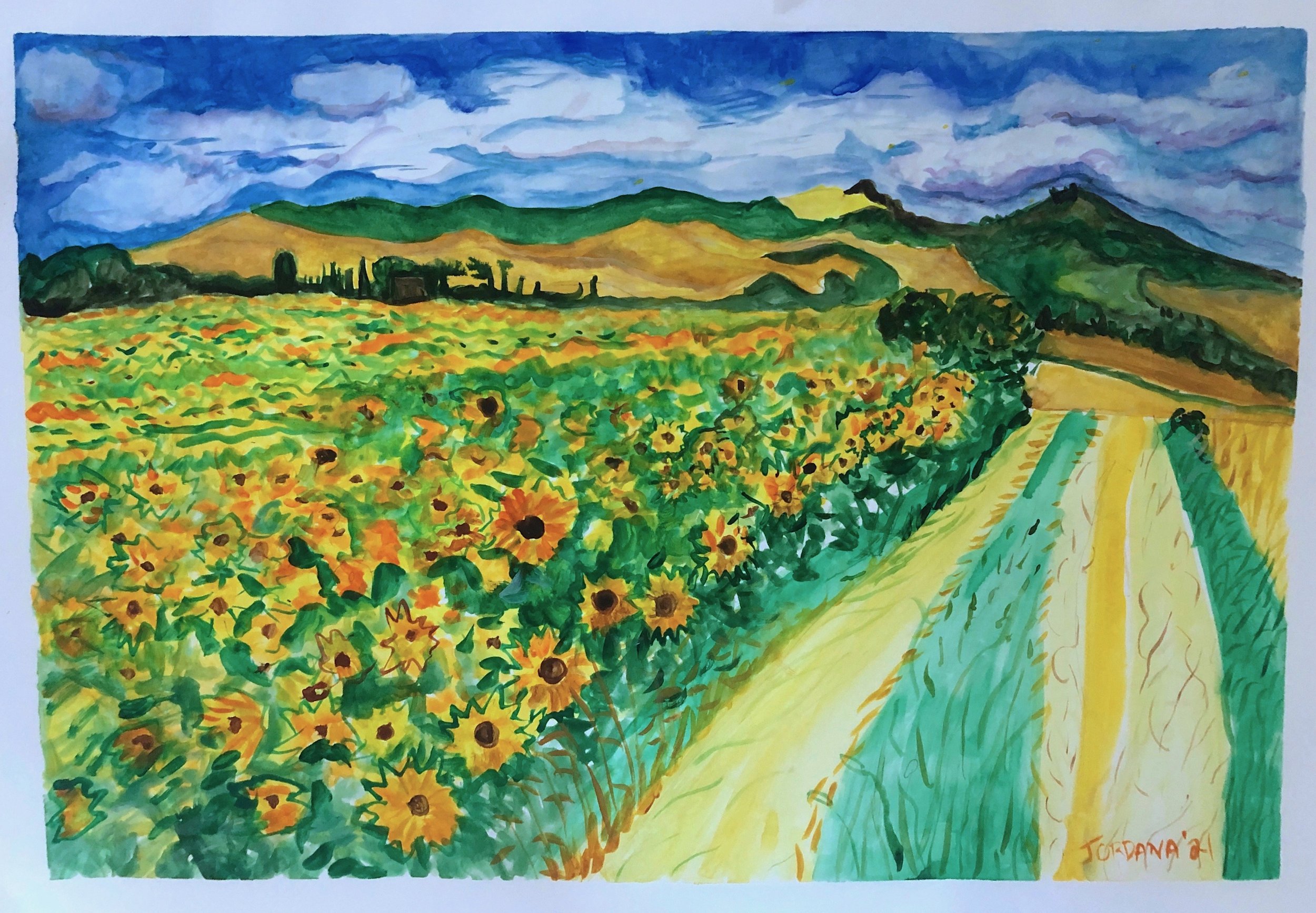 The Romance of the Sunflowers.