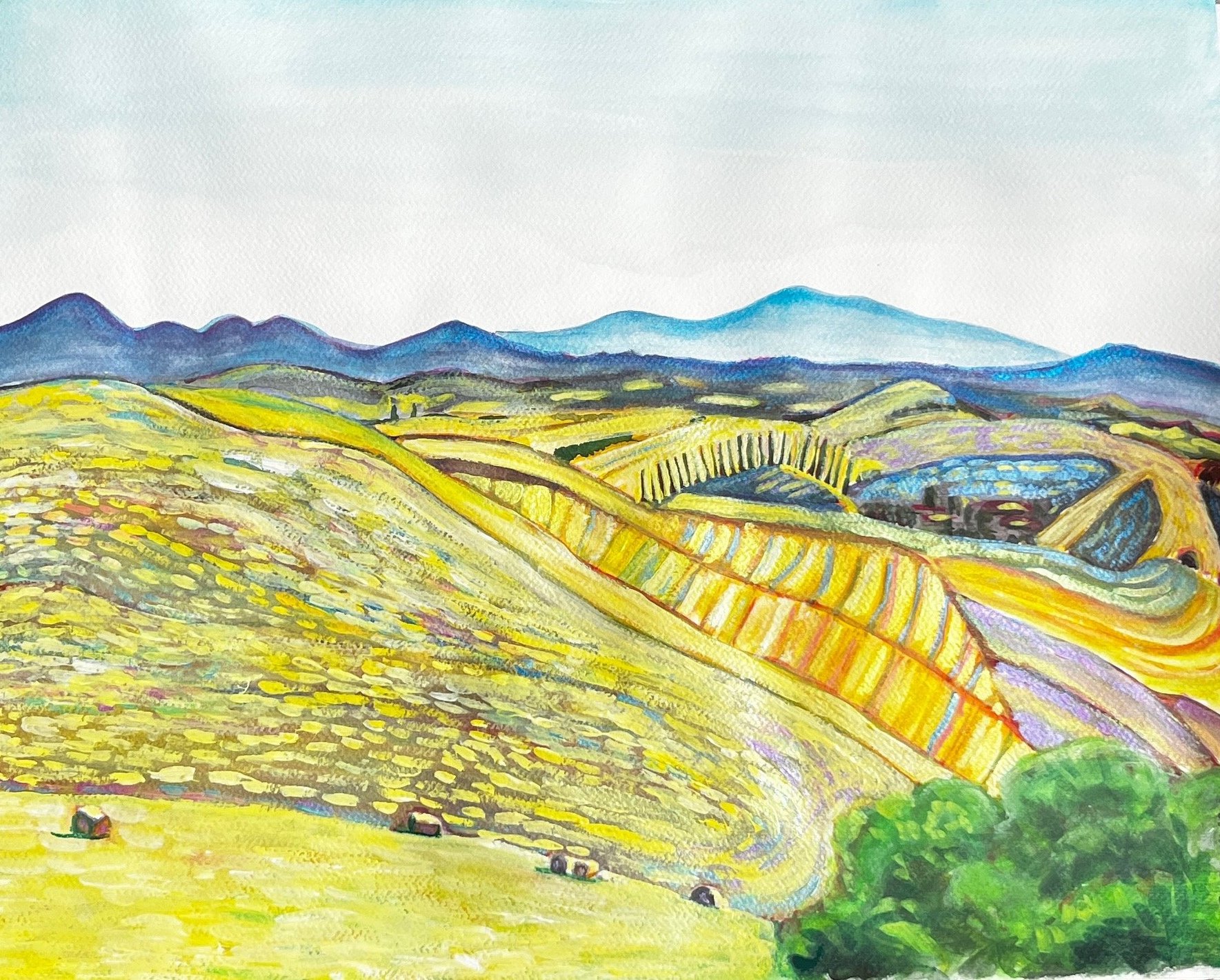 Golden Hills of Tuscany