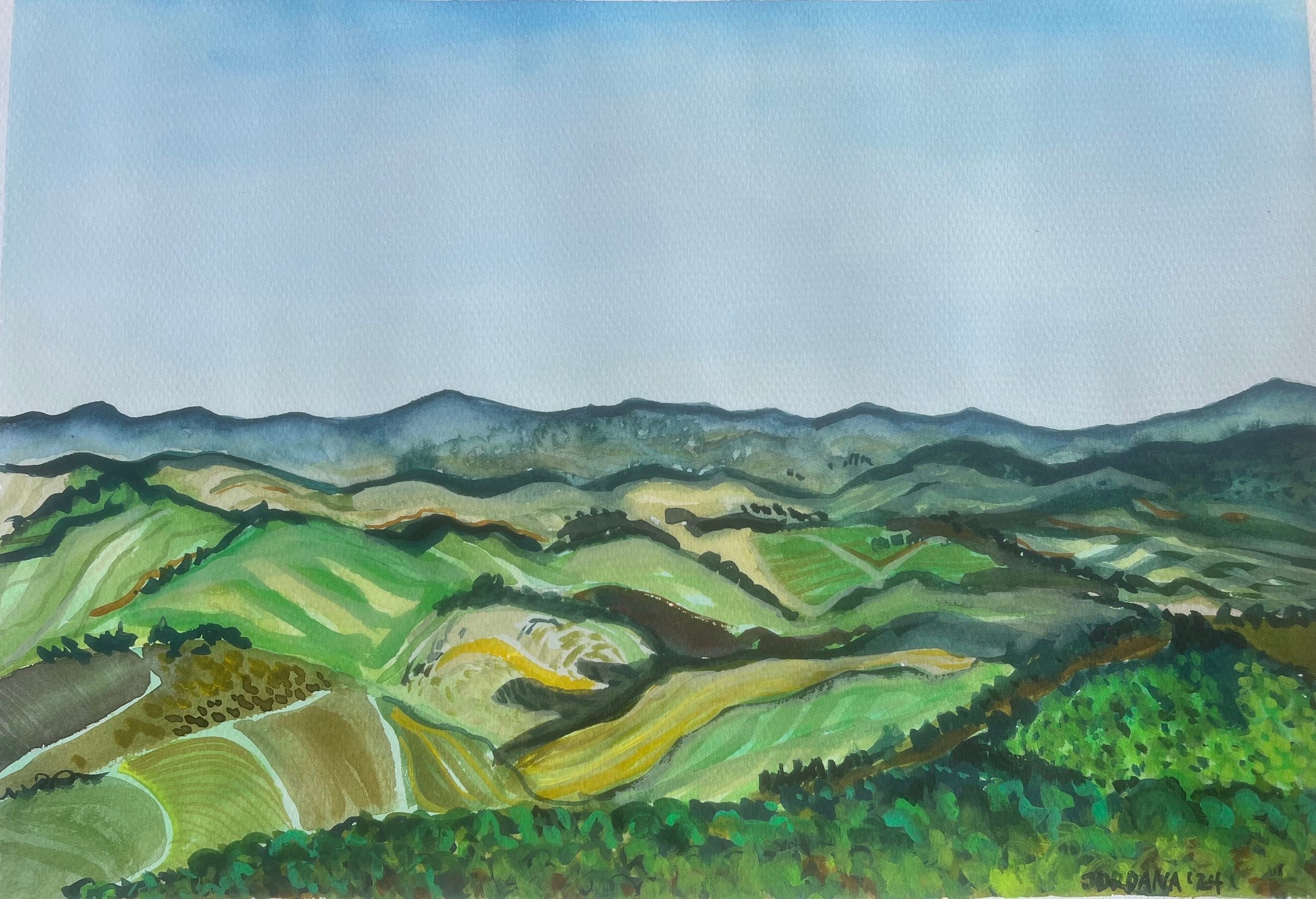 Montalcino Landscape Painting Class
