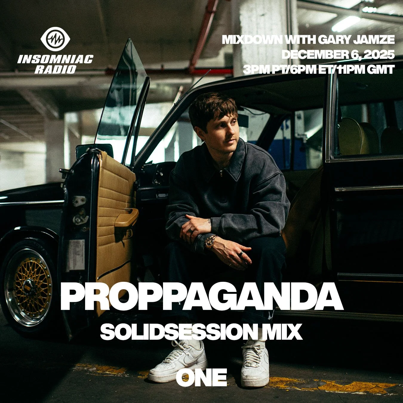 December 6, 2025 Insomniac Radio ONE show: proppaganda SolidSession Mix, Dusky Baddest Beat