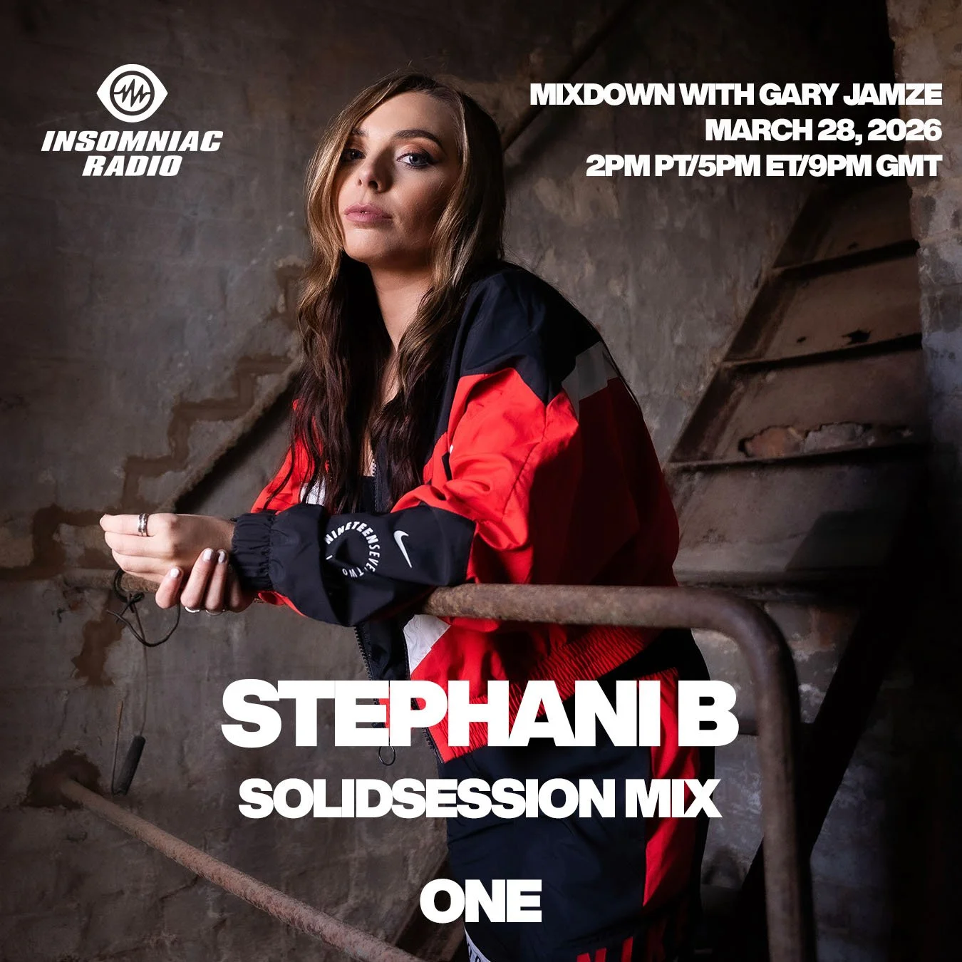 March 28, 2026 Inosomniac Radio ONE show: Stephani B SolidSession Mix, Prospa &amp; Cloonee Baddest Beat