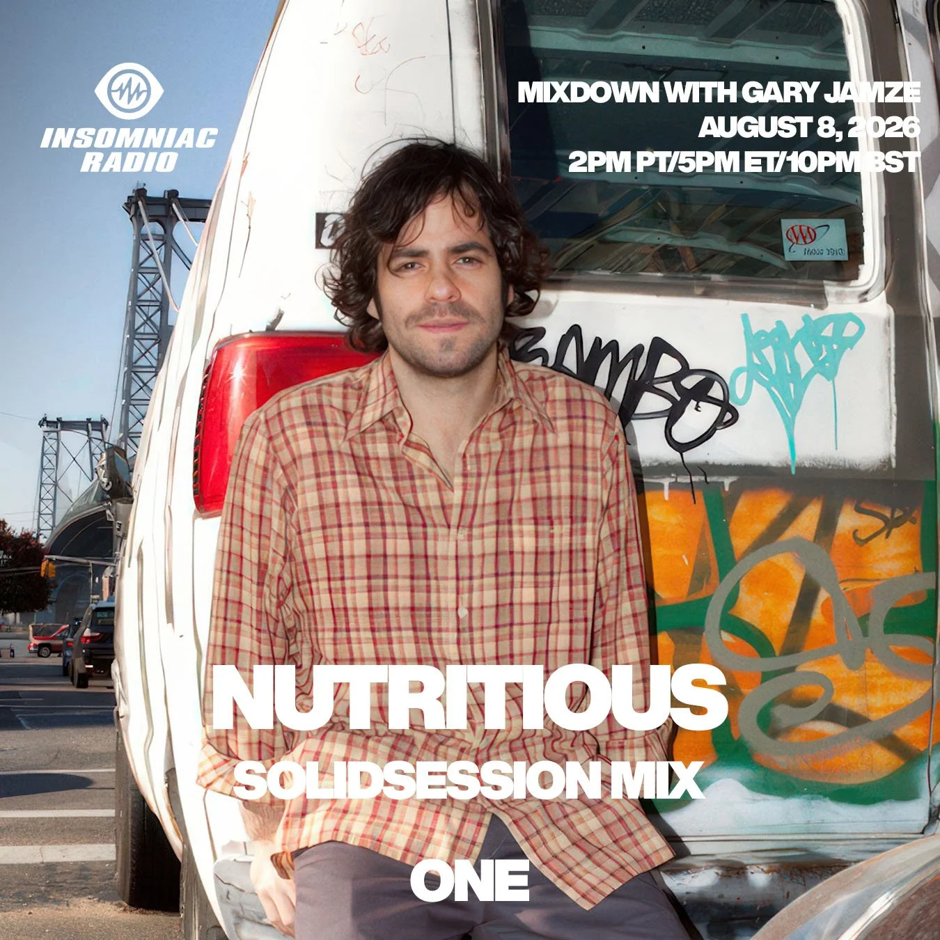 August 8, 2026 Insomniac Radio ONE show: Artist Access Area with Chus &amp; Ceballos, Nutritious SolidSession Mix