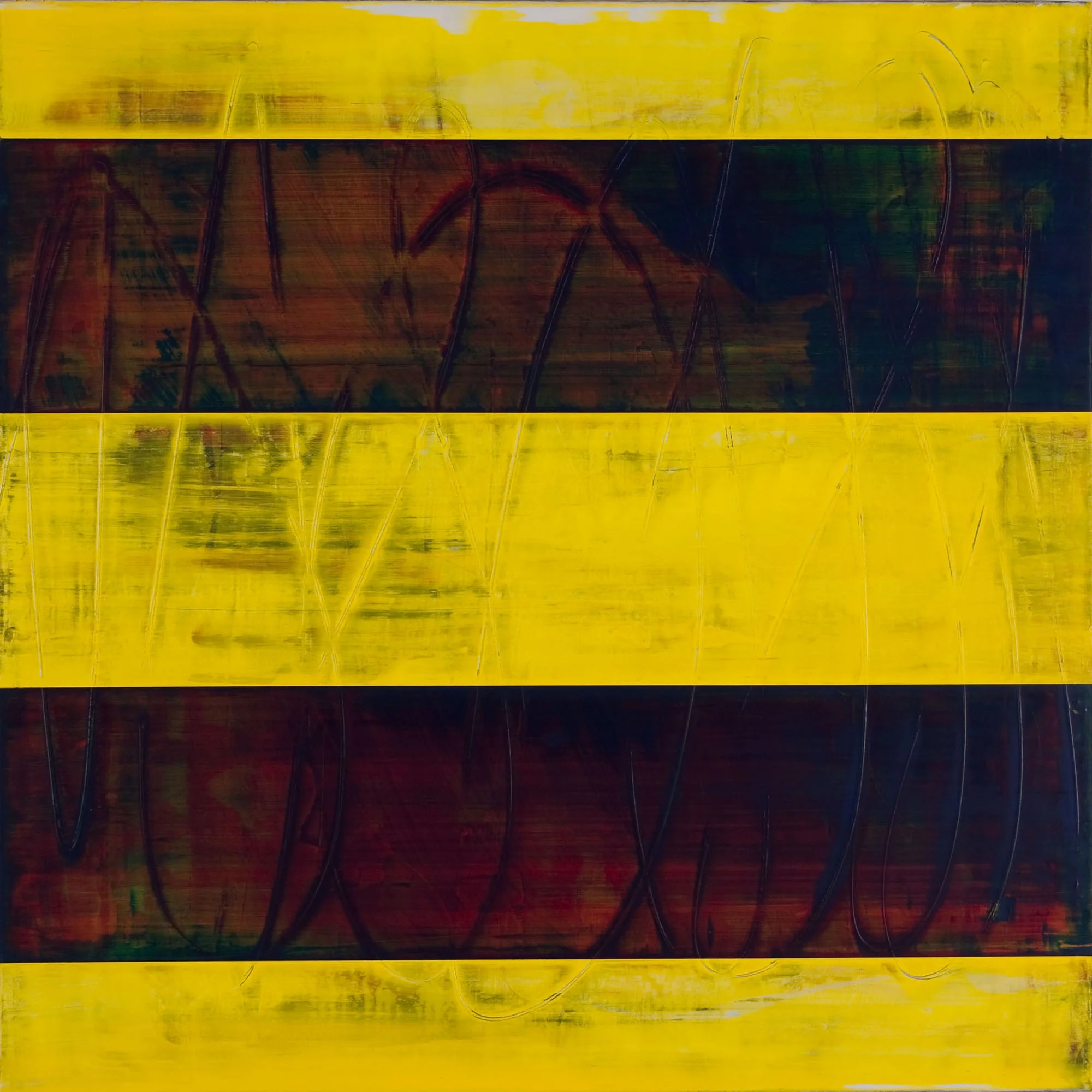 ambiophony 2014 acrylic on panel 24" x 24"