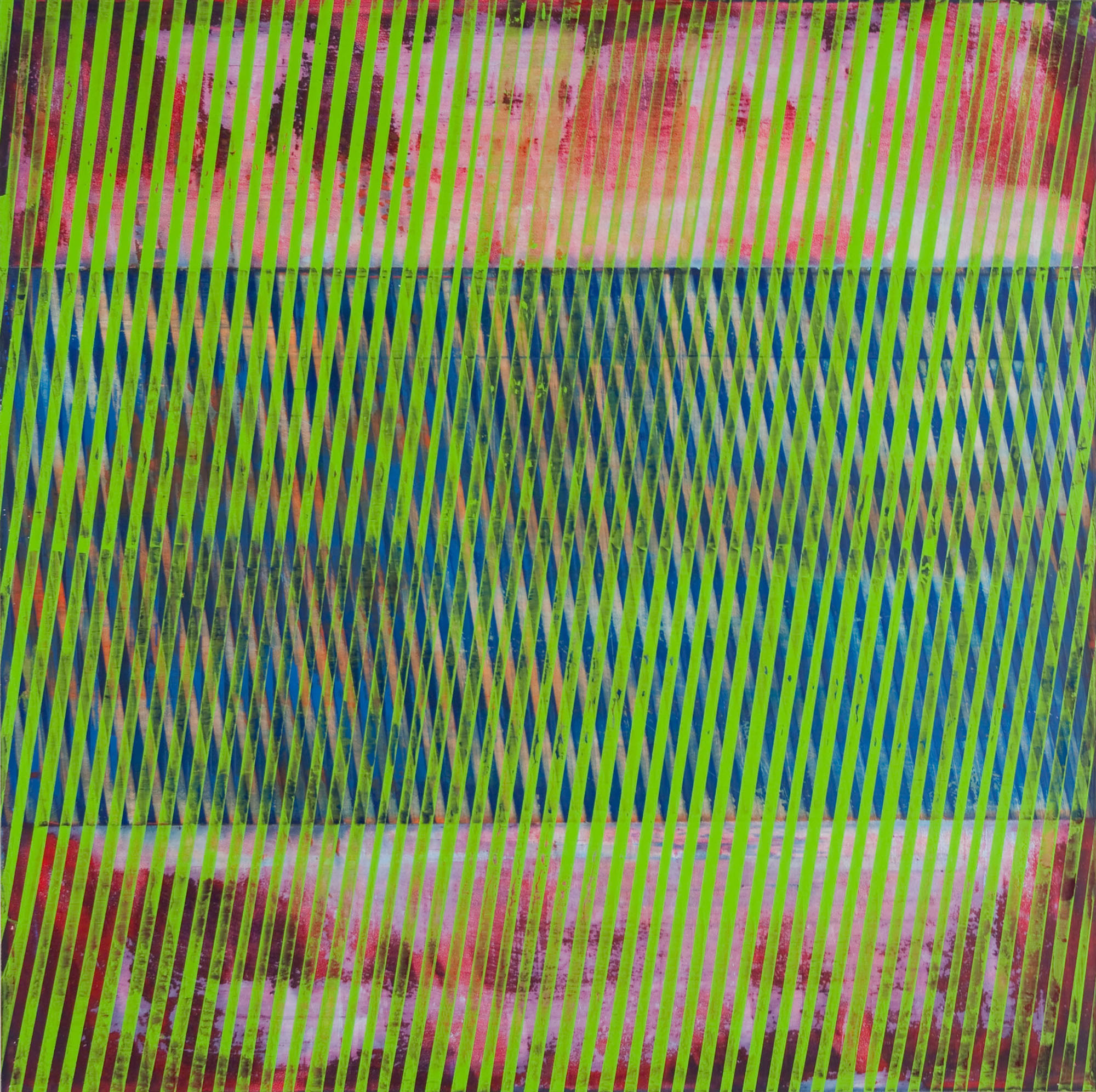 damping ratio 2014 acrylic on panel 24" x 24"