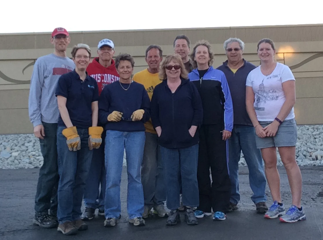 Heritage Trail Cleanup crew 2015
