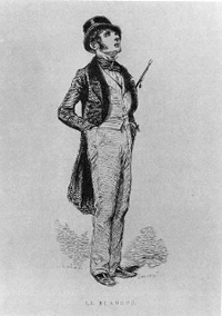 Paul Gavarni, Le Flaneur (1842)