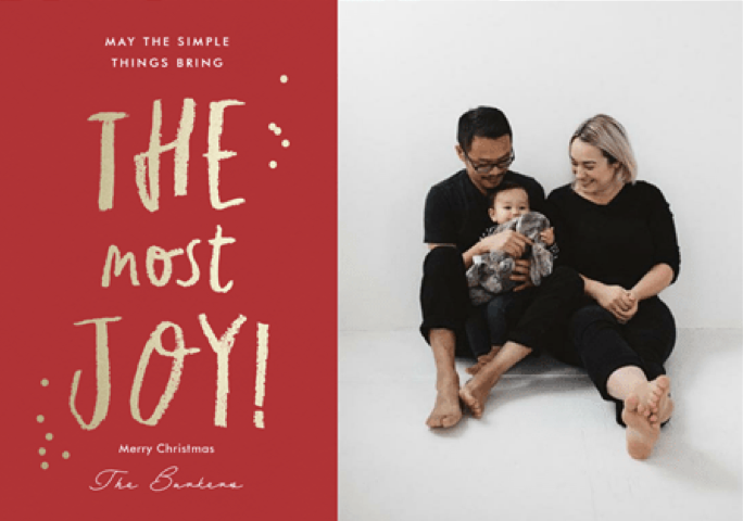 The Most Joy Photo Holiday Cards