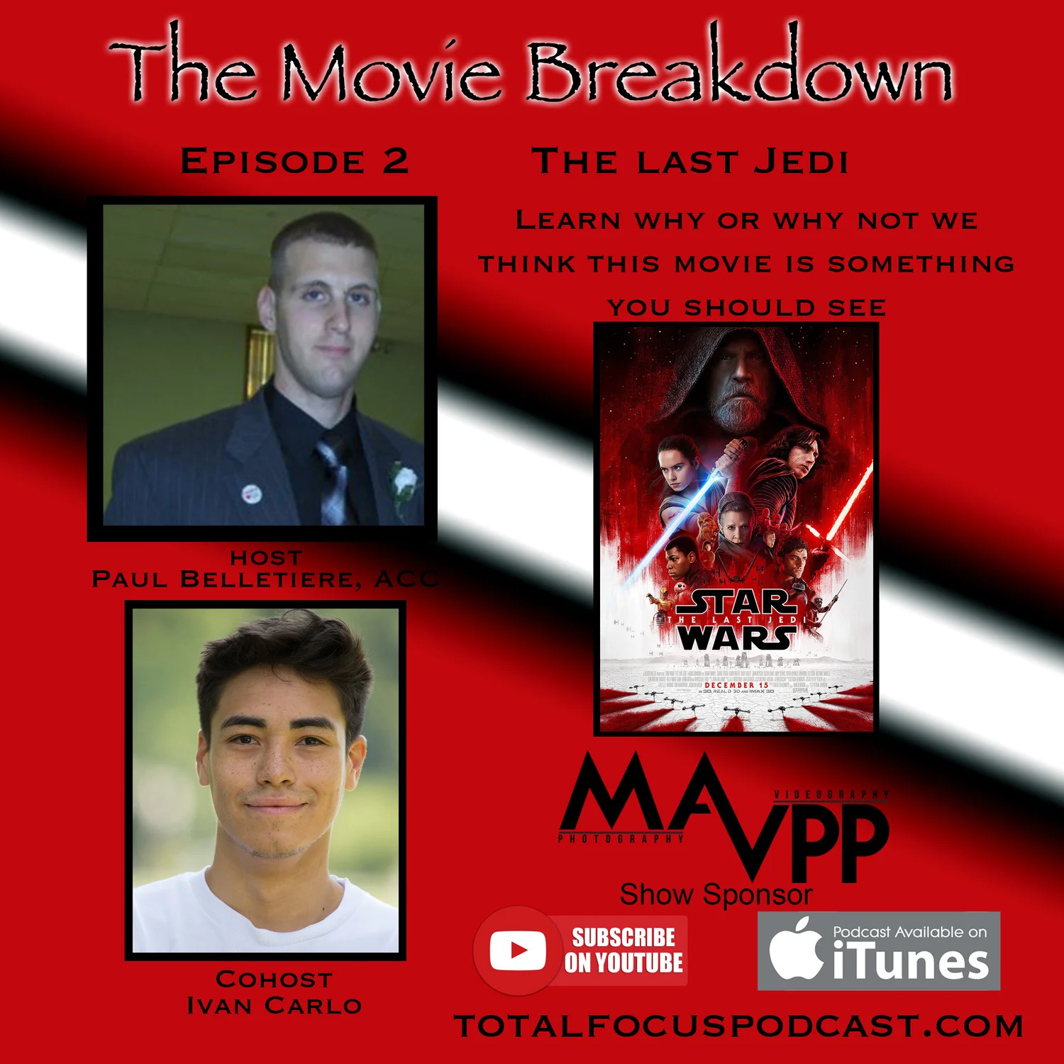 The Movie Breakdown E2 The Last Jedi episode artwork