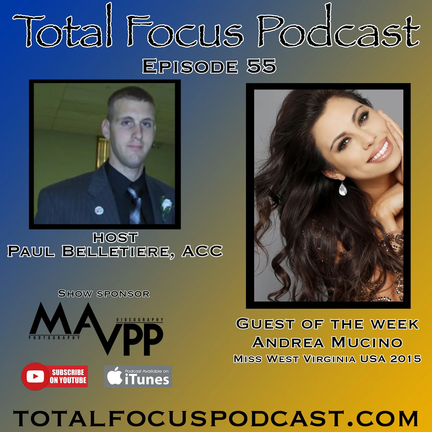 Total Focus Podcast E55 With Andrea Mucino episode artwork
