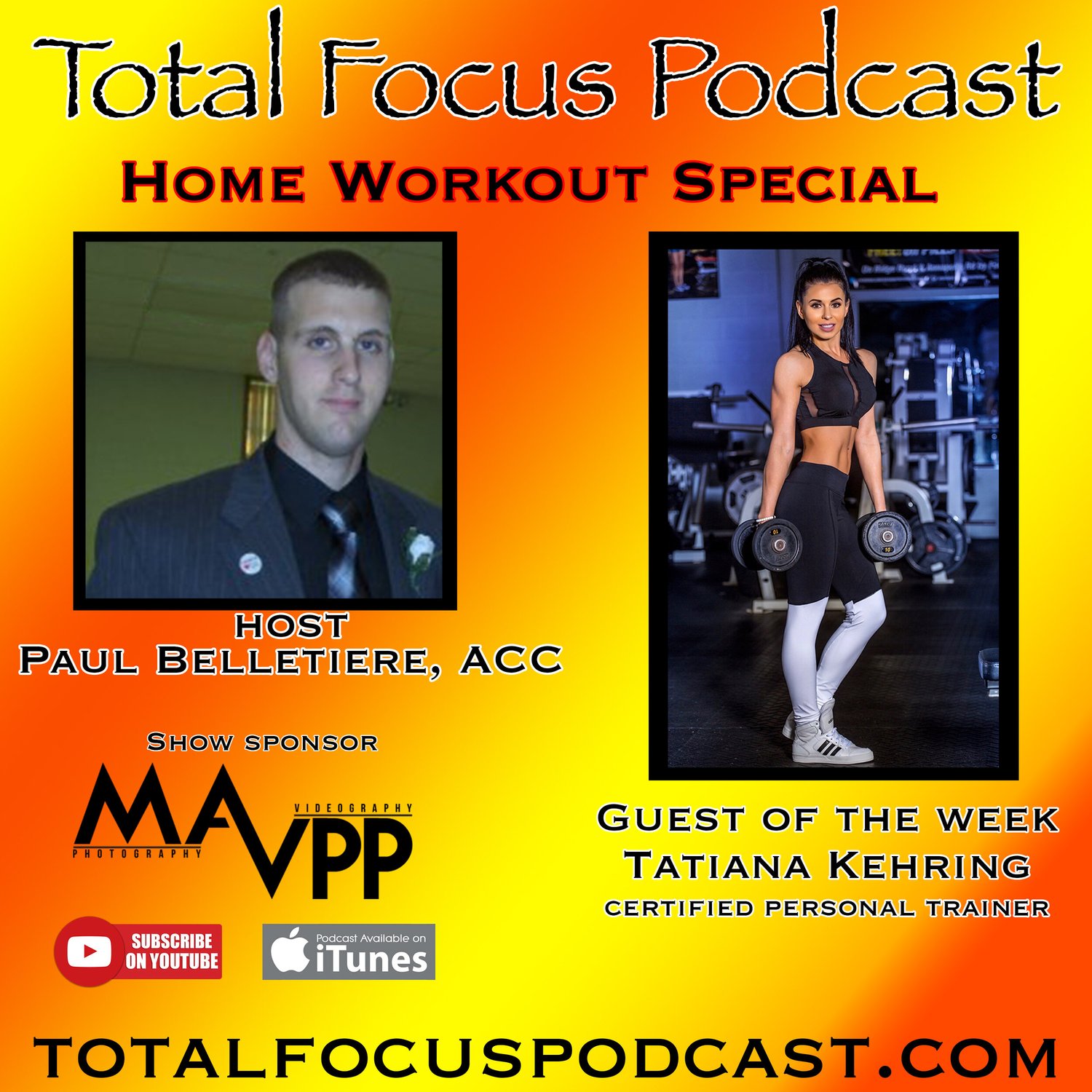 Total Focus Podcast Home Workout Special episode artwork