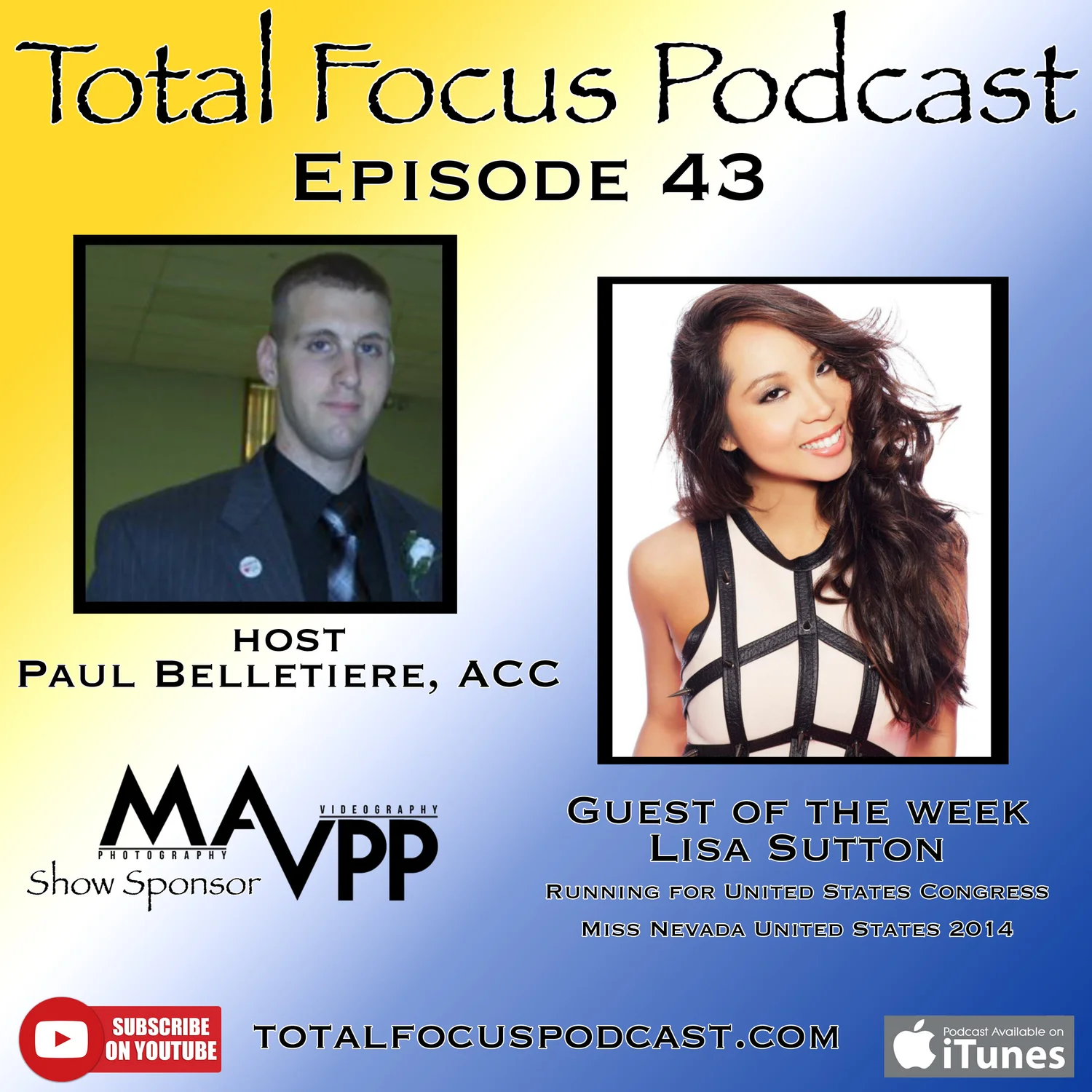 Total Focus Podcast E43 with Lisa Sutton episode artwork