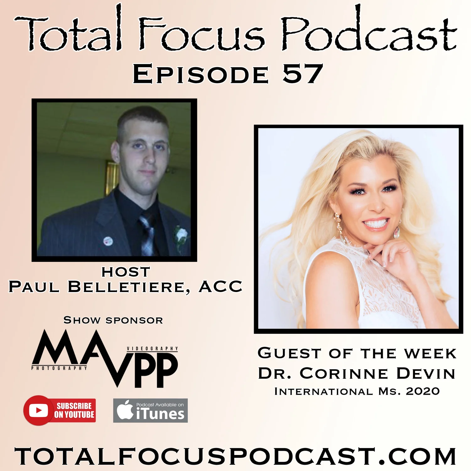 Total Focus Podcast E57  With Dr. Corinne Devin episode artwork