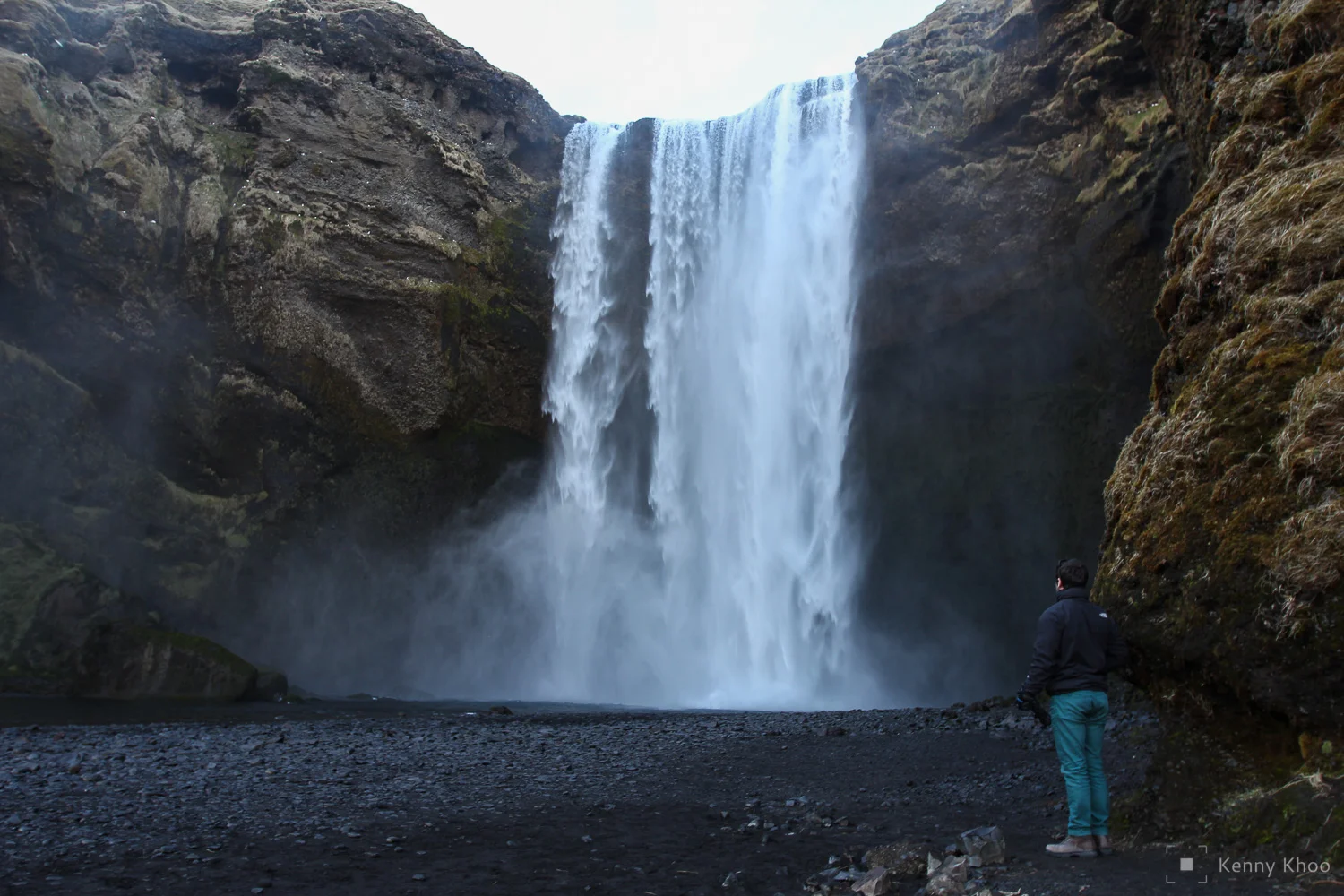 Skógafoss is one of the most famous waterfalls in Iceland. 