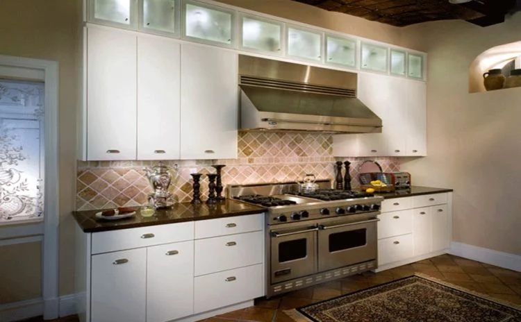 Patricia King Loft Apartment Design New York This project is act three in kitchens she has built within former homes in the West Village and up state New York. Center to Pat's West Village return to a new home as well as each of her former kitchens is the well known manufacture of specialized industrial open flame stove burners made for home use by the brand Viking Kitchens. Full mechanical, ventilation, and sprinkler systems integration was performed but most interesting is another first installation of Saint Charles Cabinets after being acquired by Viking Kitchens.