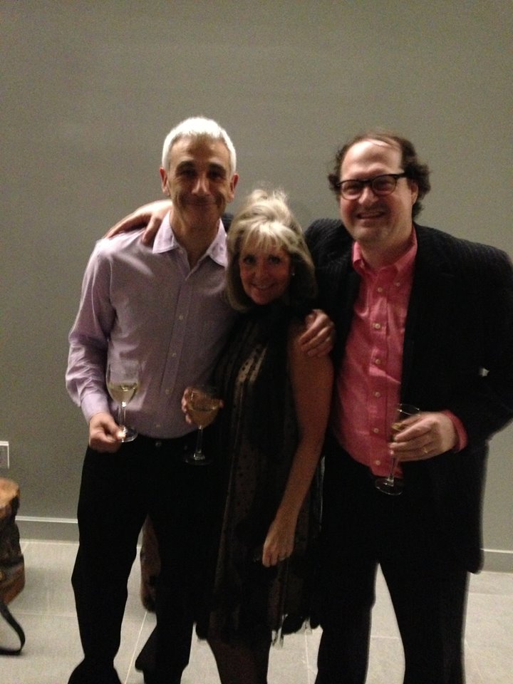 Artist Norbert Waysberg, Susan Nelly, and March Chadwick
