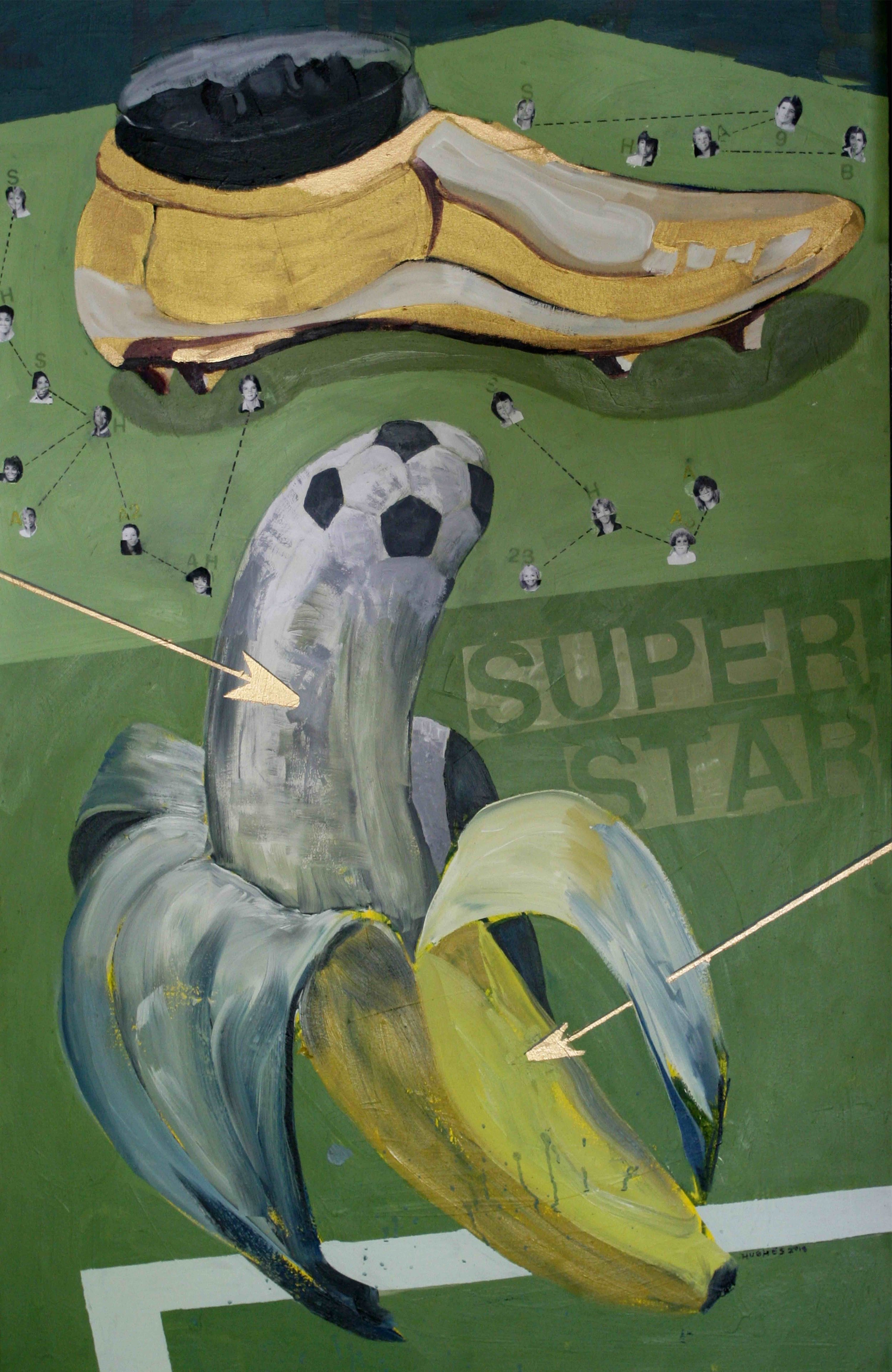 Potassium, 2018, 49.5 x 32 inches, acrylic, oil and enamel on canvas