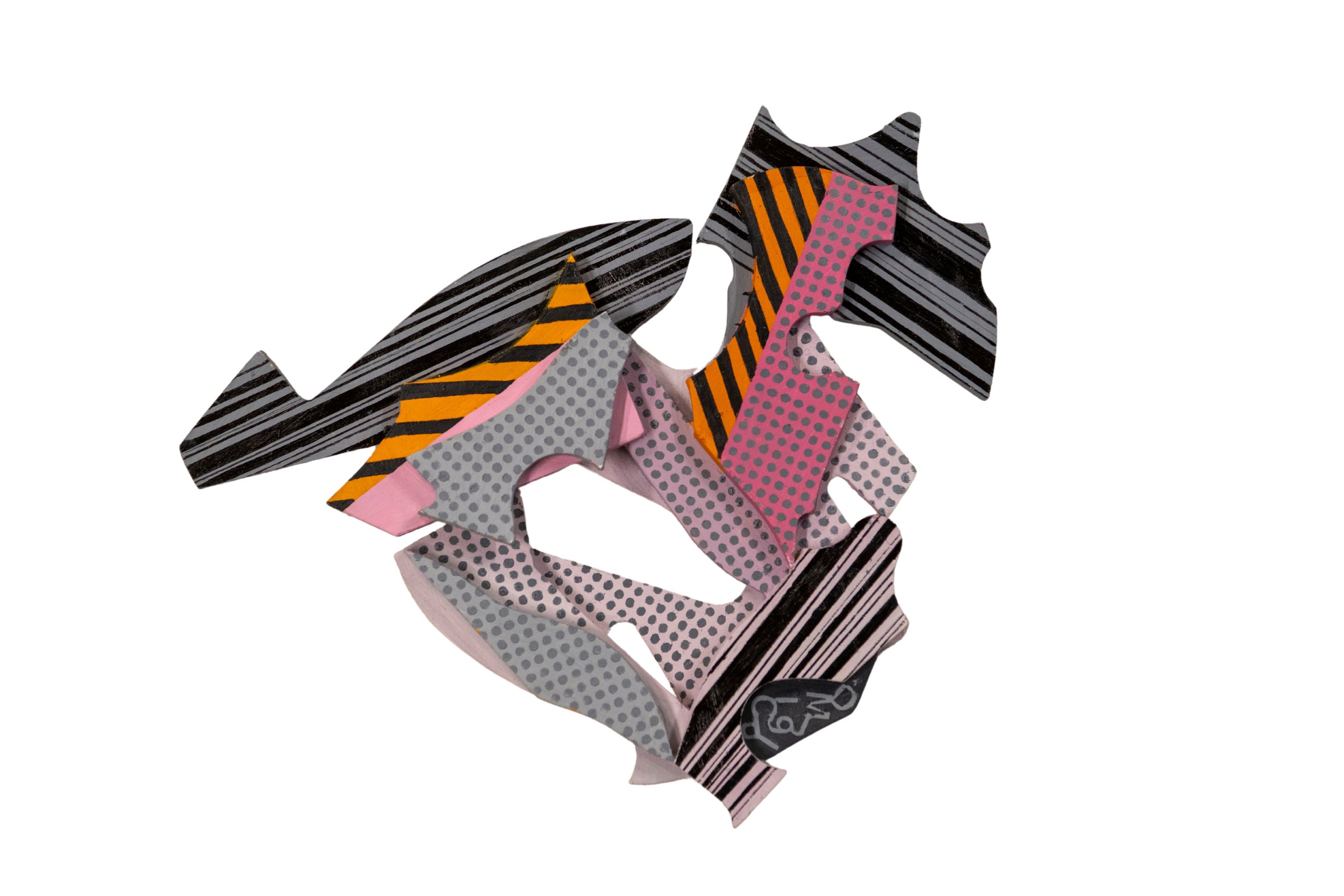 Chroma 11, 2024, dimensions vary, mixed media on wood