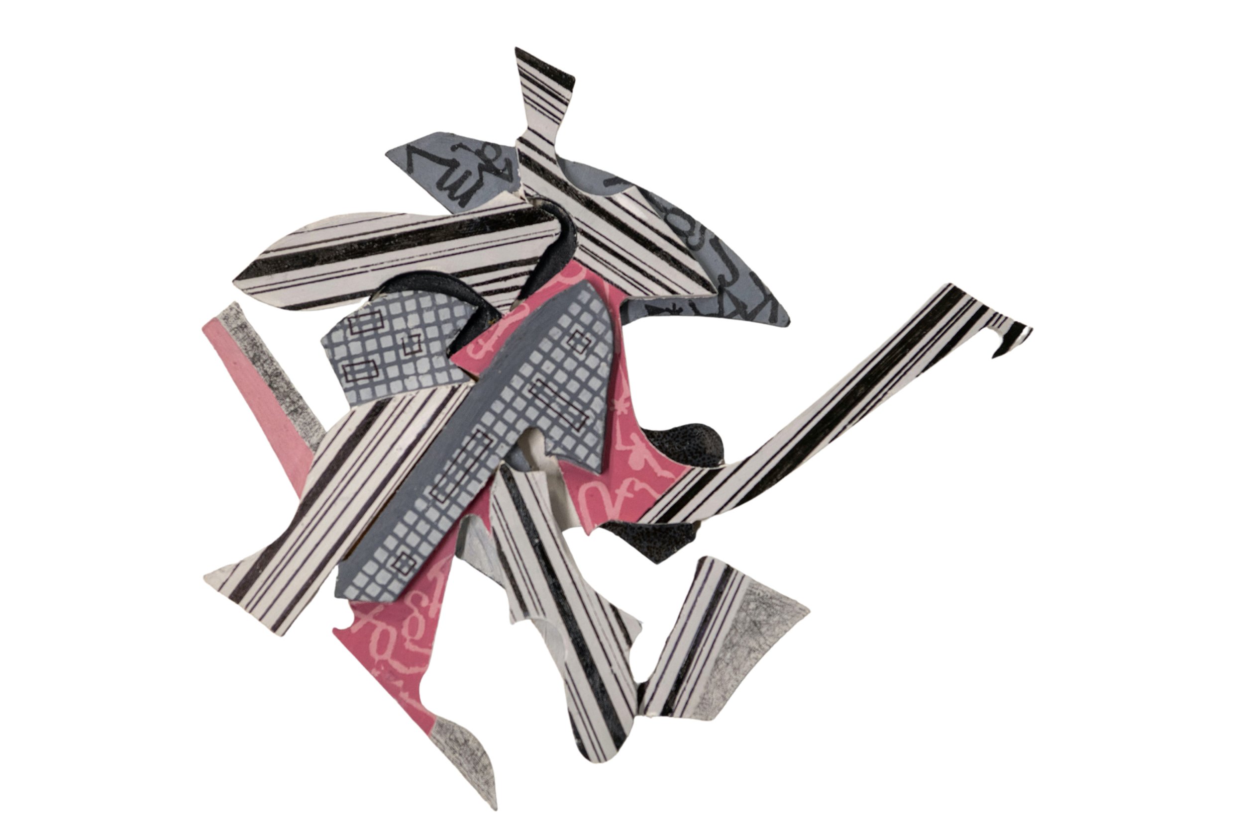 Chroma 5, 2024, dimensions vary, mixed media on wood
