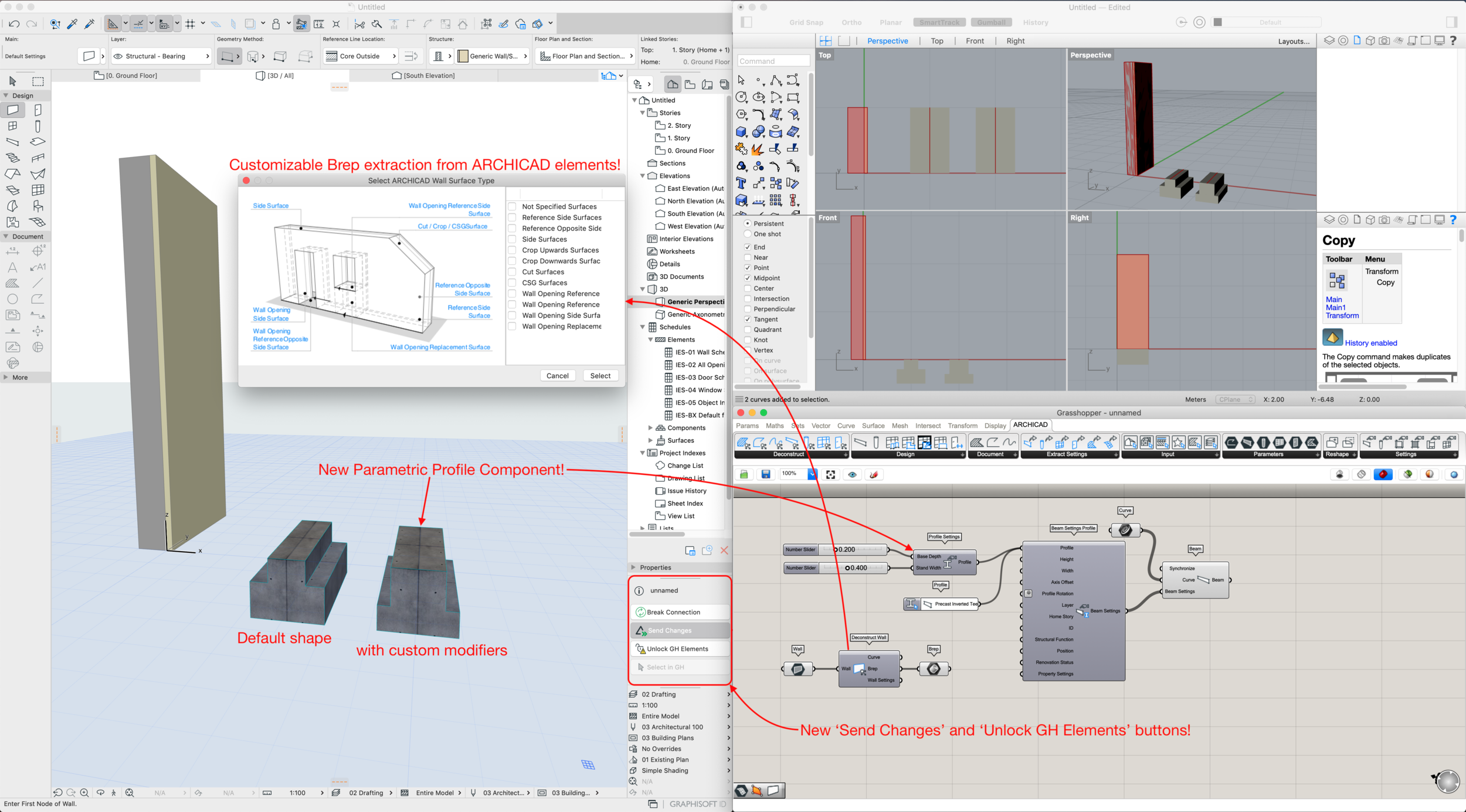 Grasshopper - ARCHICAD 22 Live Connection Update