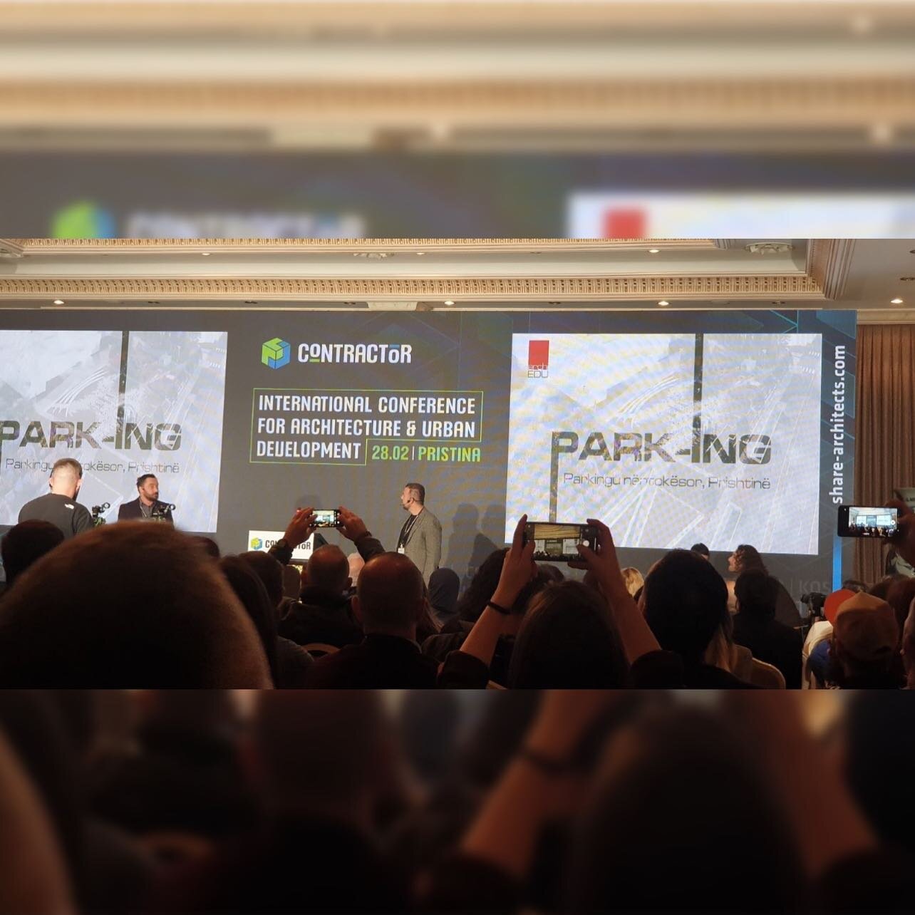 |A glimpse of today&rsquo;s event |✨ 
&ldquo;PRISHTINA PARK-ing&rdquo;- Winner Public Spaces in SHARE Future Project Awards 2020!🥇

&ldquo;SHARE Contractor Prishtina&rdquo; 2022 (International Conference on Architecture &amp; Urban Development)

Tha