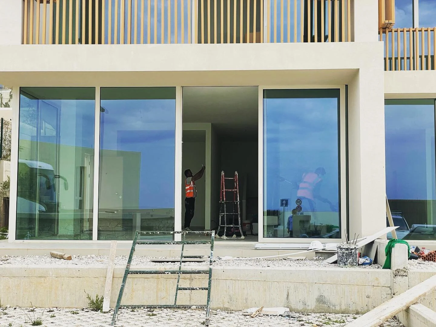 Working Sunday 🙃- Supervising day @greencoastresort in Palase, Albania.  #archieduALBANIA #architecture #design #interior #BIM