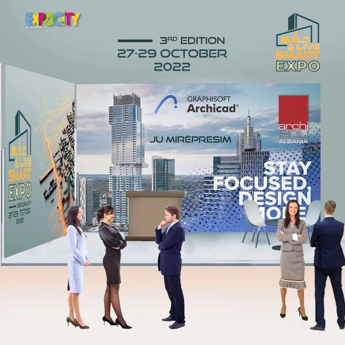 Visit us at Expo City Albania (Build &amp; Live Smart Expo 2022) 27-29 October 2022