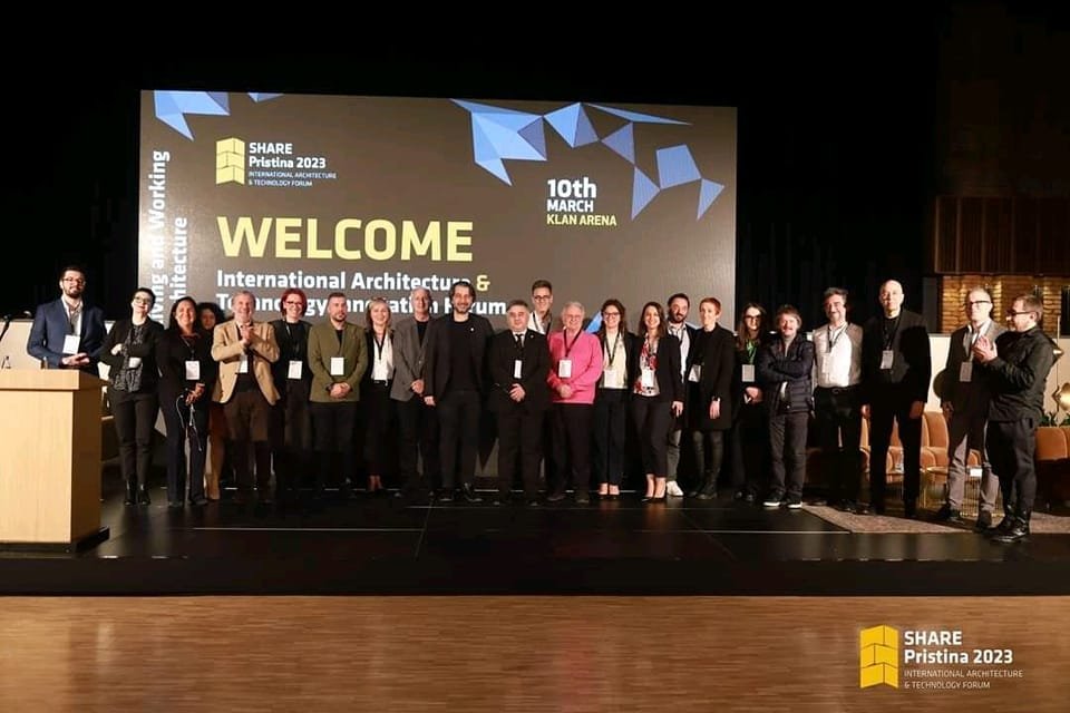 I would like to express my sincere gratitude to all of you for making *SHARE Prishtina 2023* a huge success. Your inspiring presentations and insightful discussions have undoubtedly contributed to the advancement of architecture and design in our cou