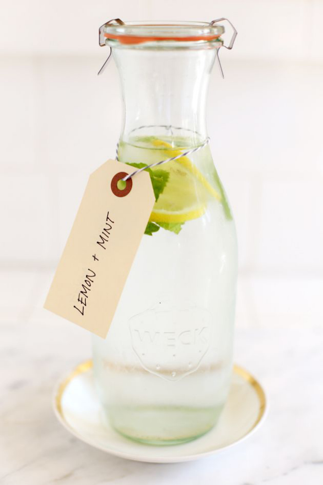 Lemon and Mint water 