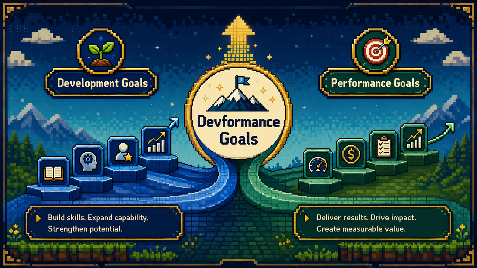 Devformance Goals: Combining Development and Performance