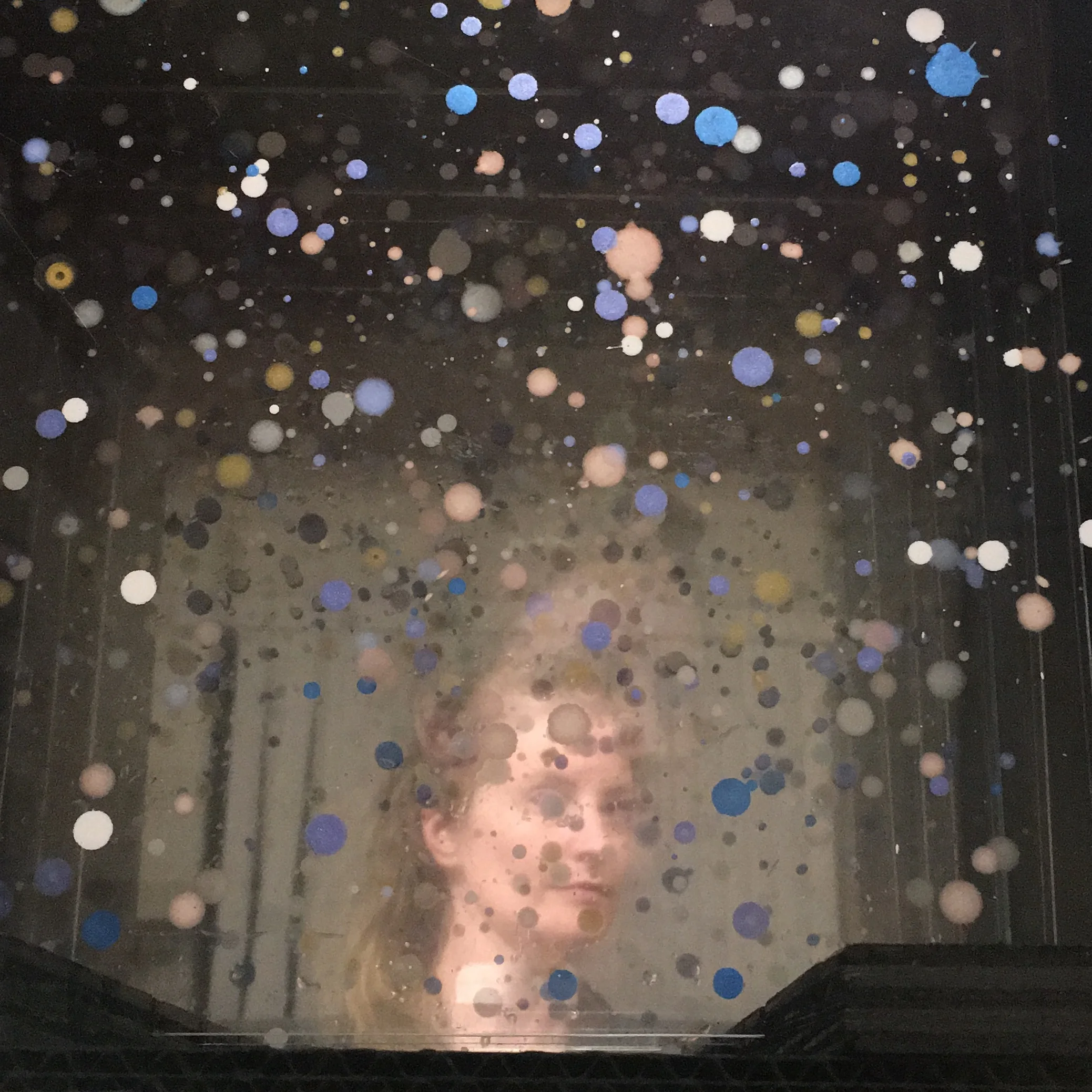 Repurposed Pay Phone Box - An exploration in the third dimension with painted plexiglass and mirror
