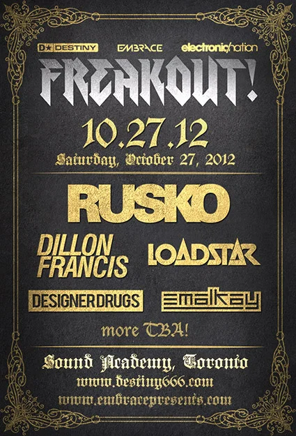 Dillon Francis Rusko Toronto