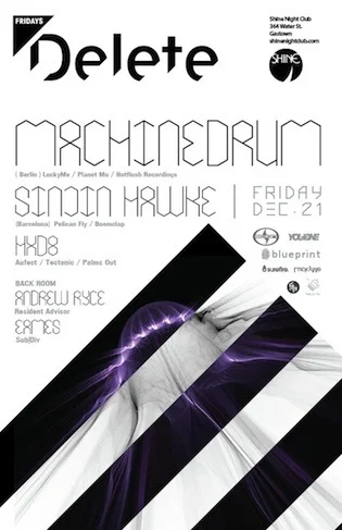 Machinedrum, Sinjin Hawke, HXD8, Andrew Ryce shine nightclub vancouver
